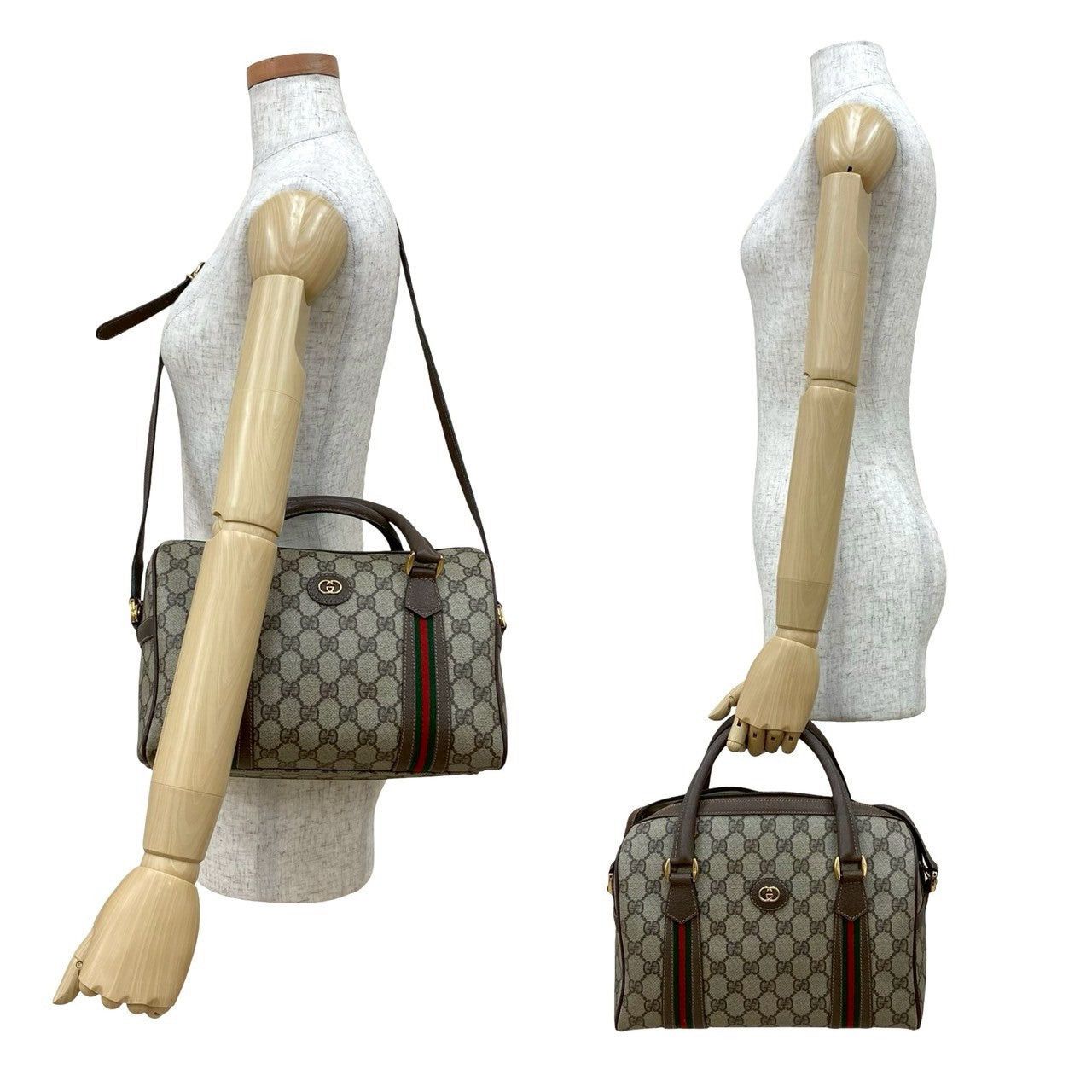 Gucci Gucci Shoulder Bag Brown Leather Size ONE SIZE - 2 Thumbnail
