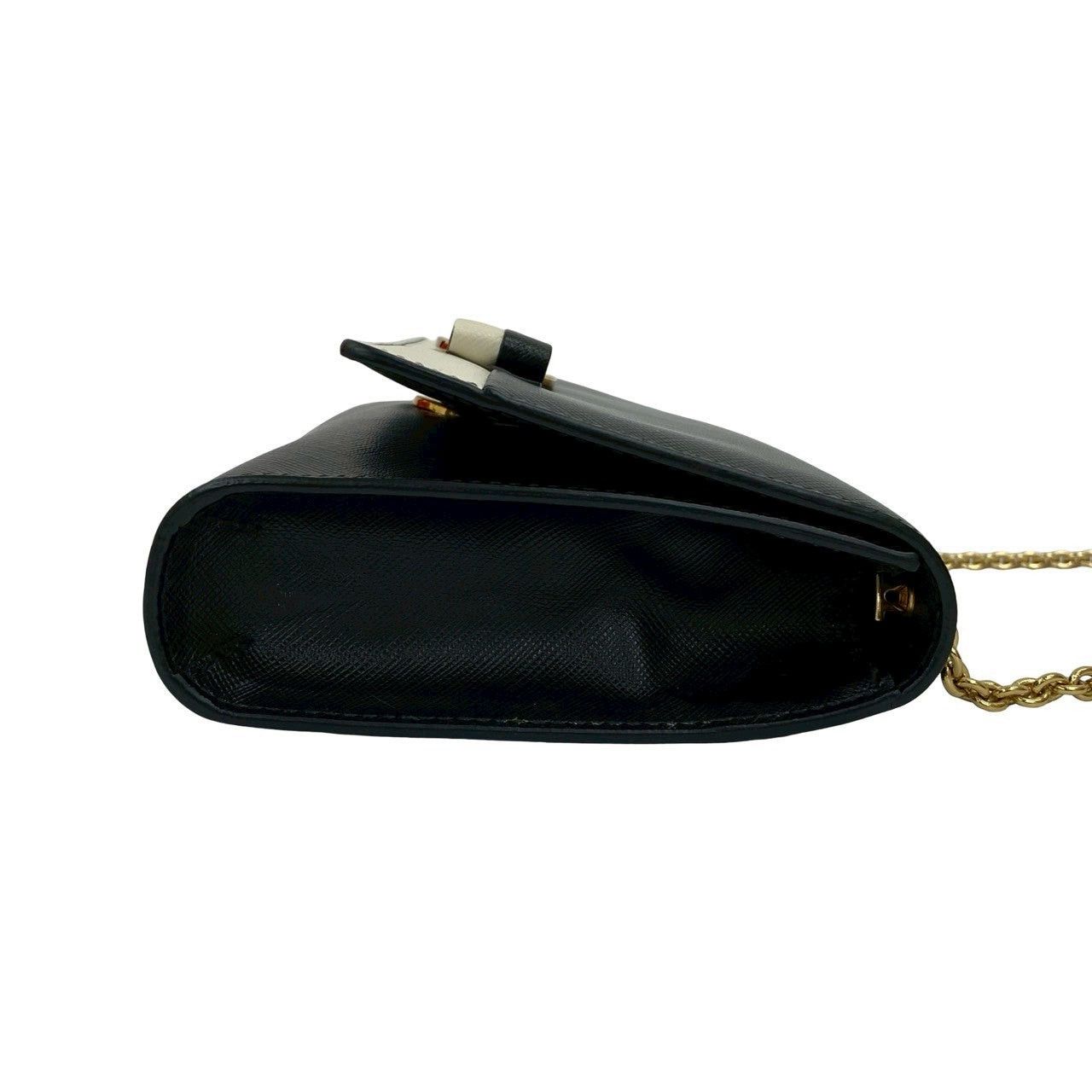 Salvatore Ferragamo Salvatore Ferragamo Shoulder Bag Black Leather Size ONE SIZE - 6 Thumbnail