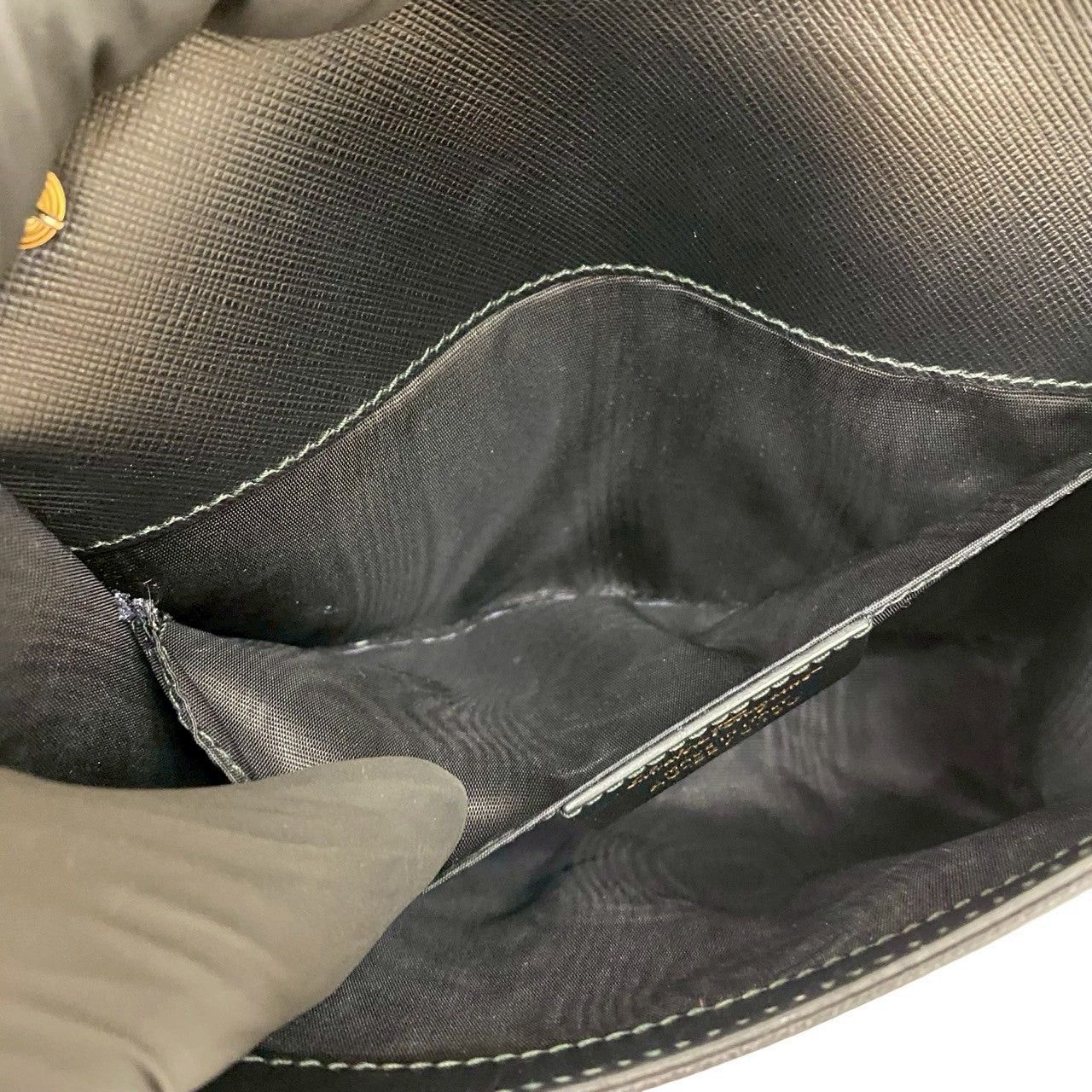 Salvatore Ferragamo Salvatore Ferragamo Shoulder Bag Black Leather Size ONE SIZE - 10 Thumbnail