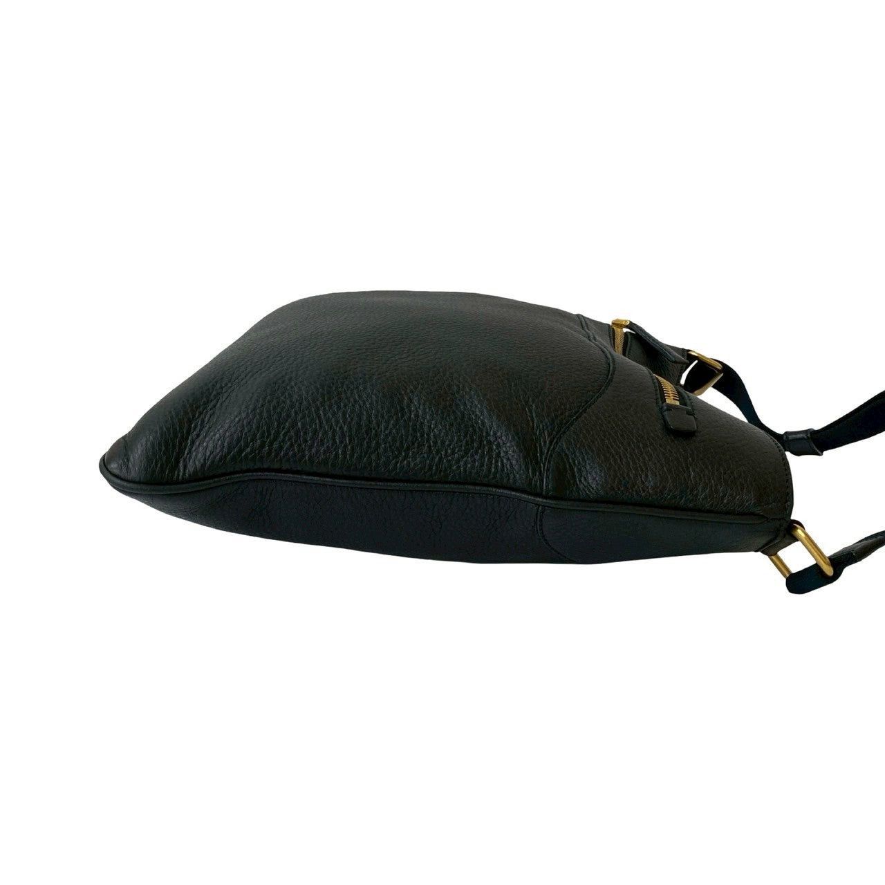 Prada Prada Shoulder Bag Black Leather Size ONE SIZE - 6 Thumbnail