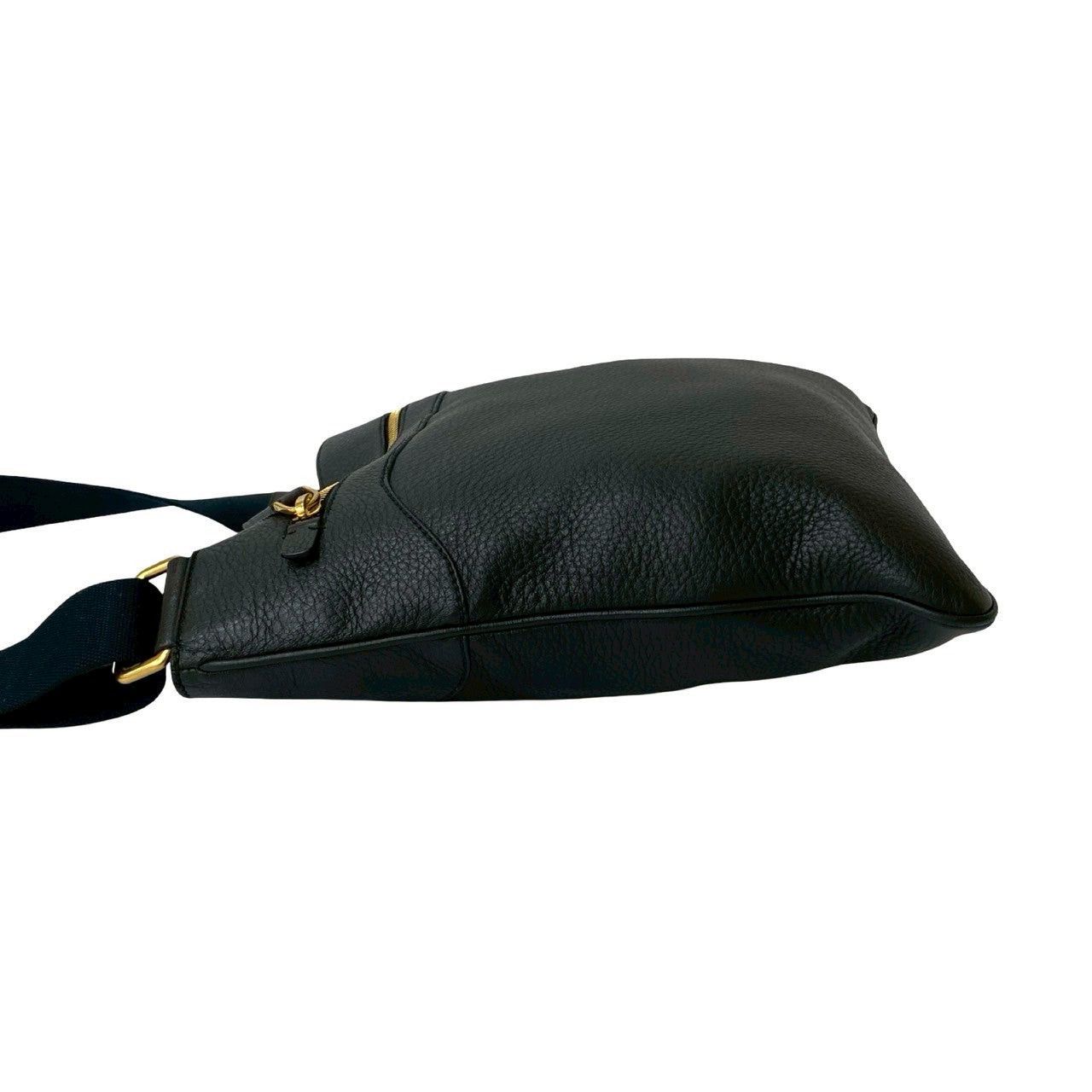 Prada Prada Shoulder Bag Black Leather Size ONE SIZE - 5 Thumbnail