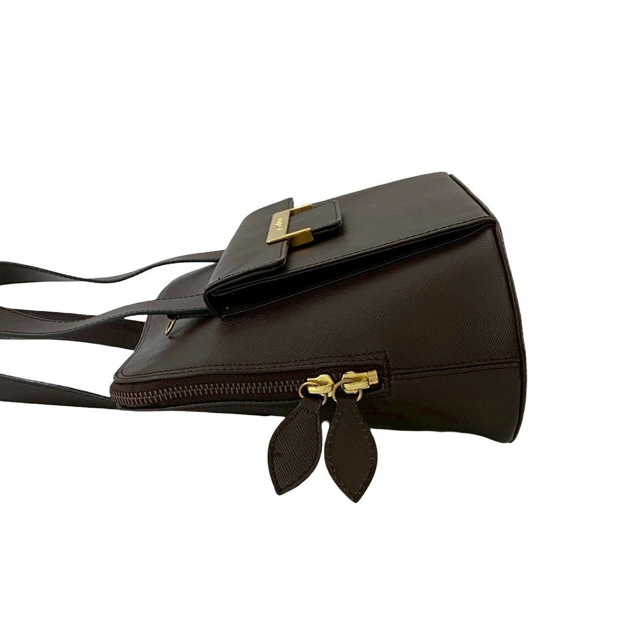 Yves Saint Laurent Yves Saint Laurent Shoulder Bag Brown Leather Size ONE SIZE - 5 Thumbnail