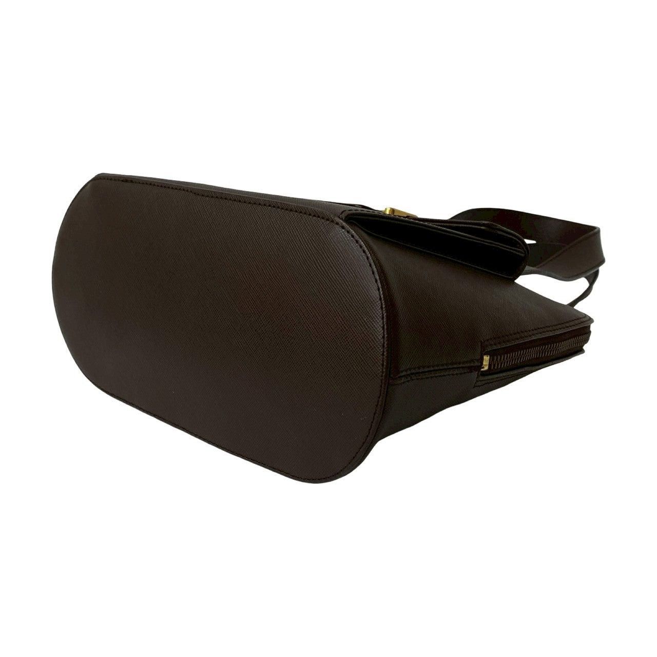 Yves Saint Laurent Yves Saint Laurent Shoulder Bag Brown Leather Size ONE SIZE - 8 Thumbnail