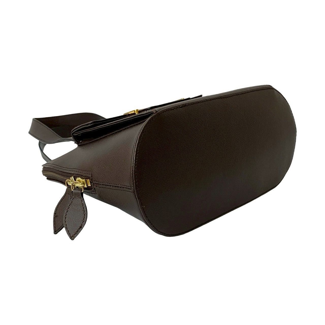 Yves Saint Laurent Yves Saint Laurent Shoulder Bag Brown Leather Size ONE SIZE - 7 Thumbnail