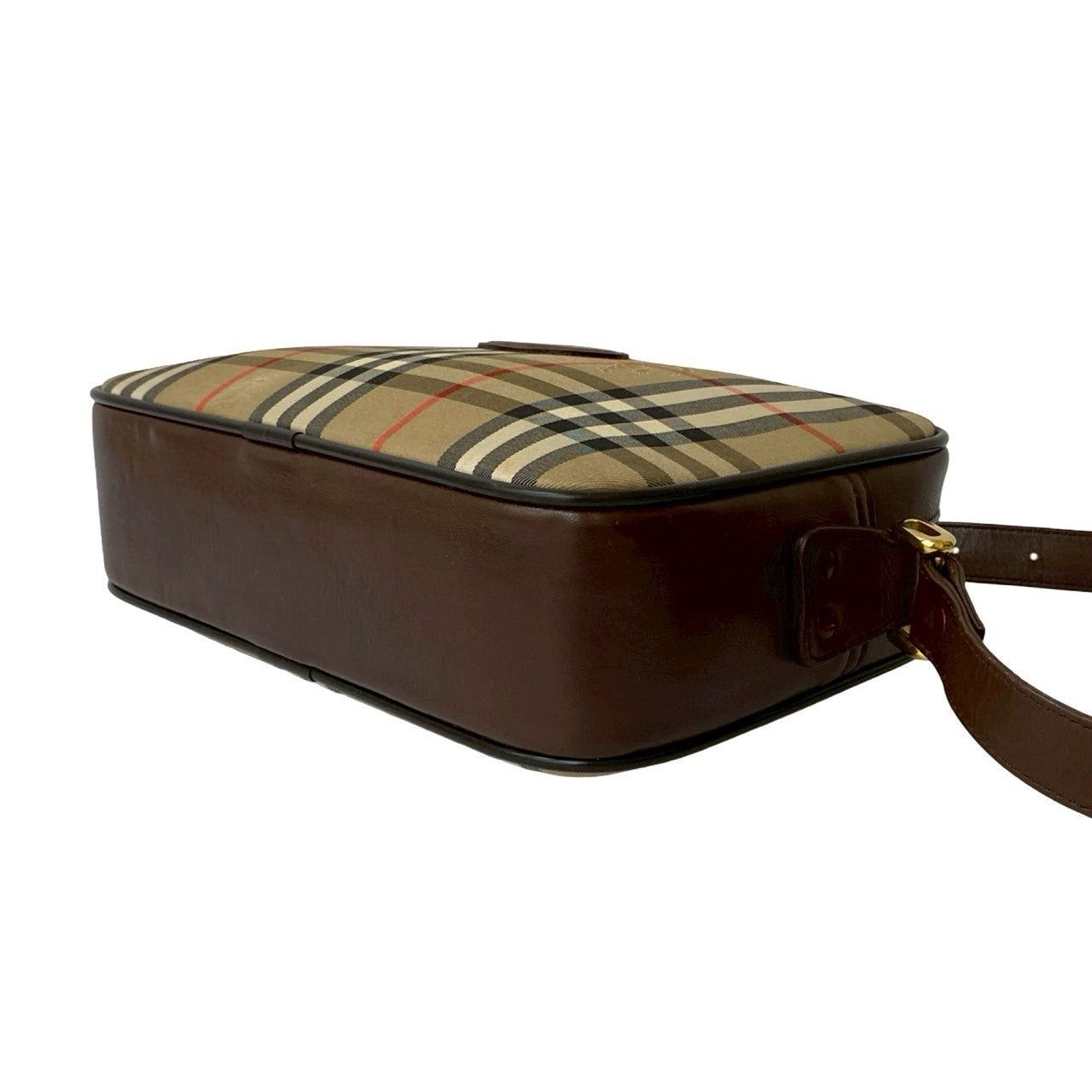Burberry Burberry Shoulder Bag Brown Cotton Size ONE SIZE - 8 Thumbnail