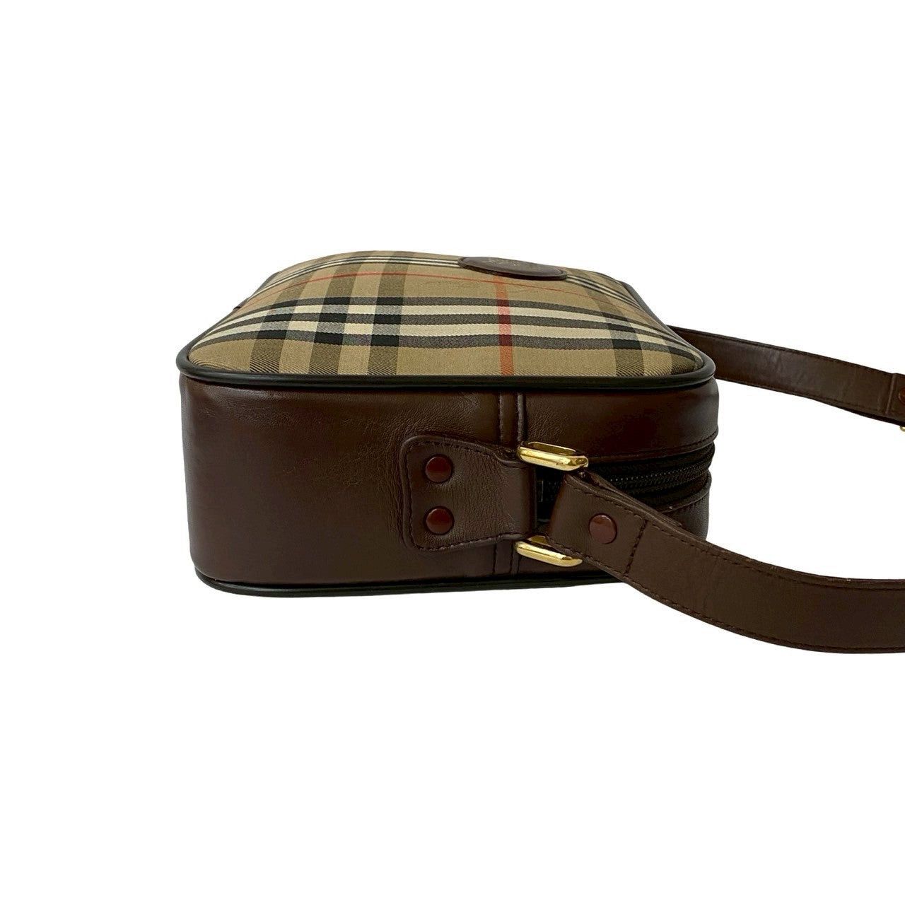 Burberry Burberry Shoulder Bag Brown Cotton Size ONE SIZE - 6 Thumbnail