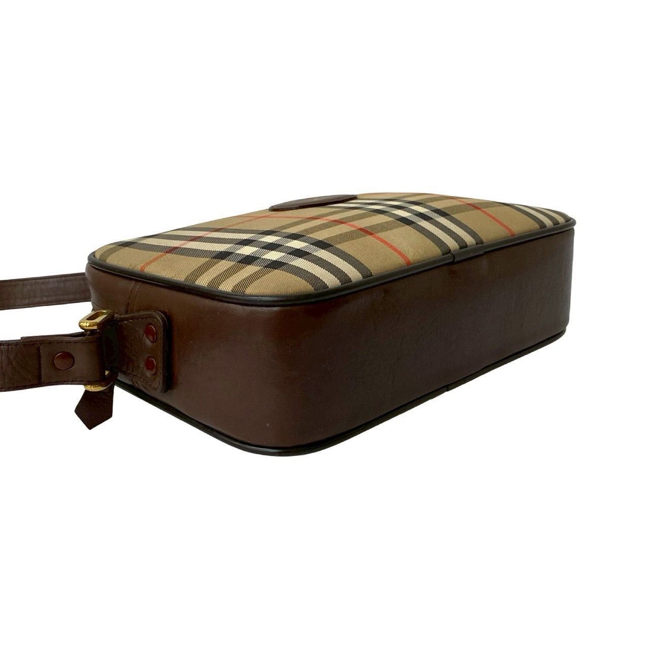Burberry Burberry Shoulder Bag Brown Cotton Size ONE SIZE - 7 Thumbnail