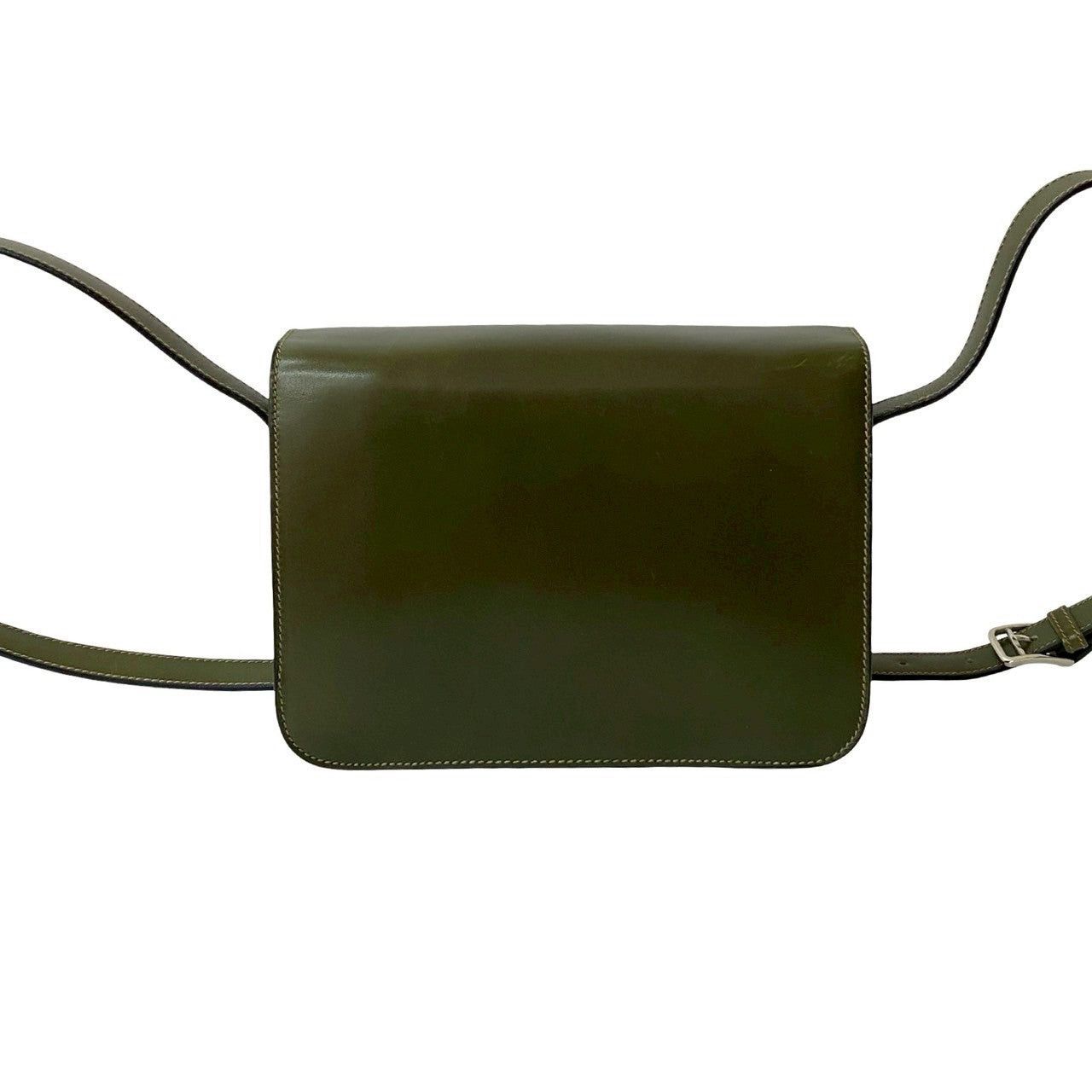 Celine Celine Shoulder Bag Green Leather Size ONE SIZE - 3 Thumbnail