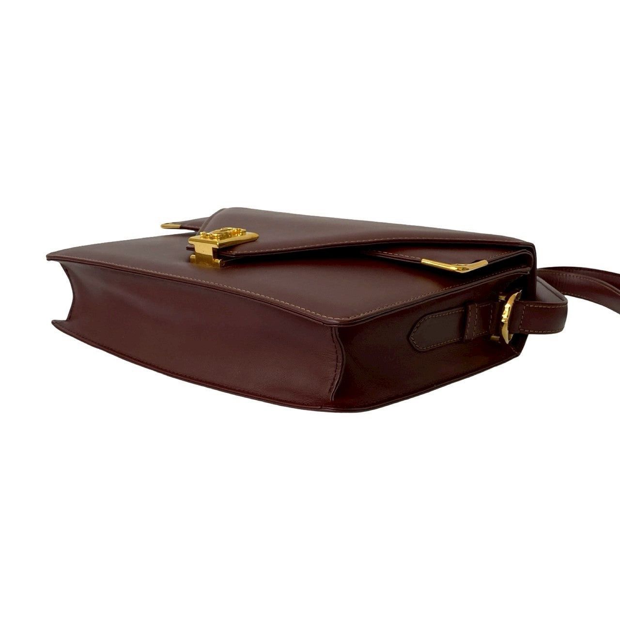 Cartier Cartier Shoulder Bag Red Leather Size ONE SIZE - 8 Thumbnail