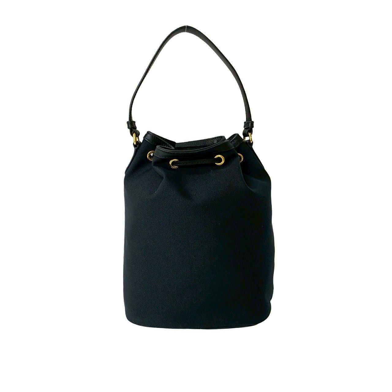 Prada Prada Shoulder Bag Black Cotton Size ONE SIZE - 3 Thumbnail