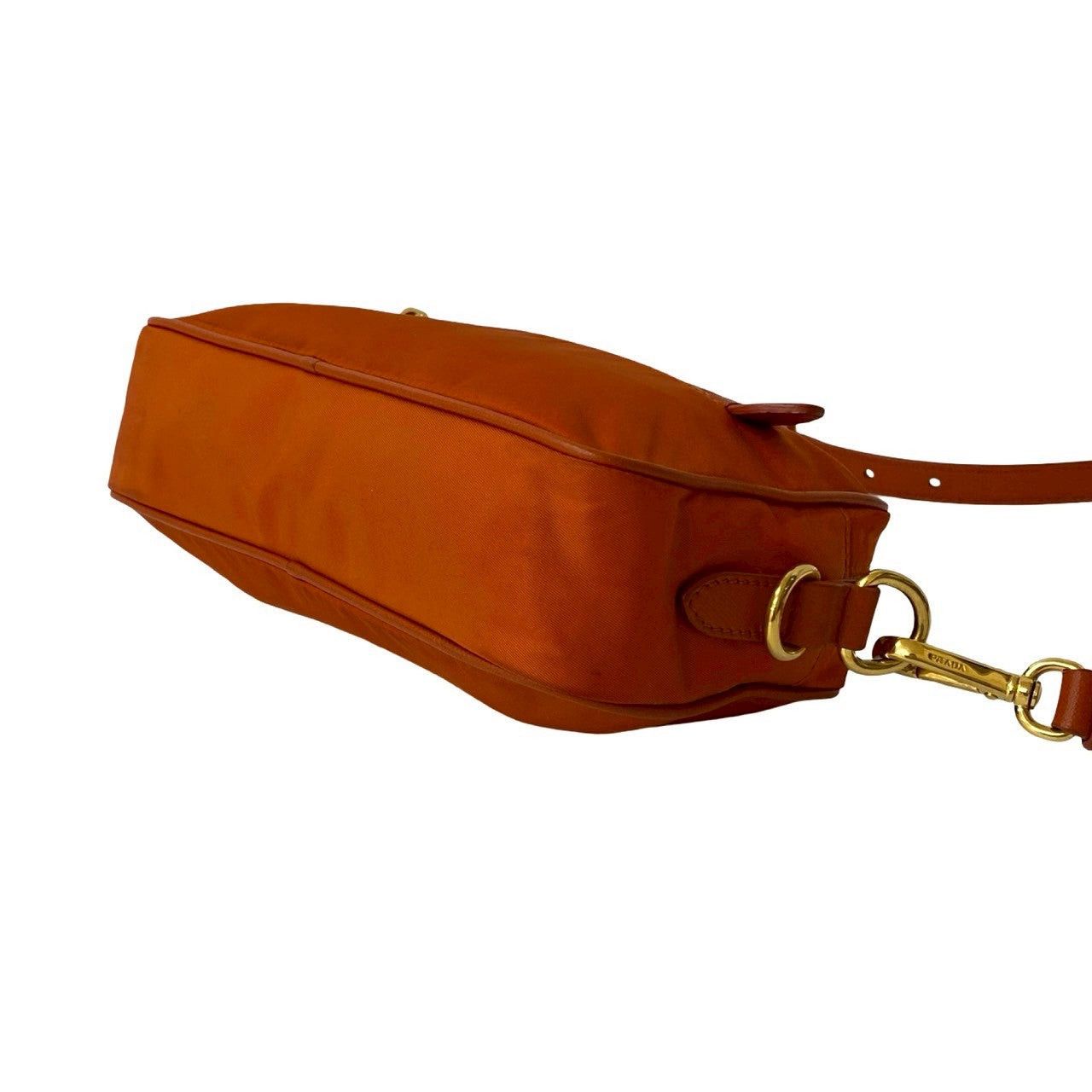 Prada Prada Shoulder Bag Orange Synthetic Size ONE SIZE - 8 Thumbnail