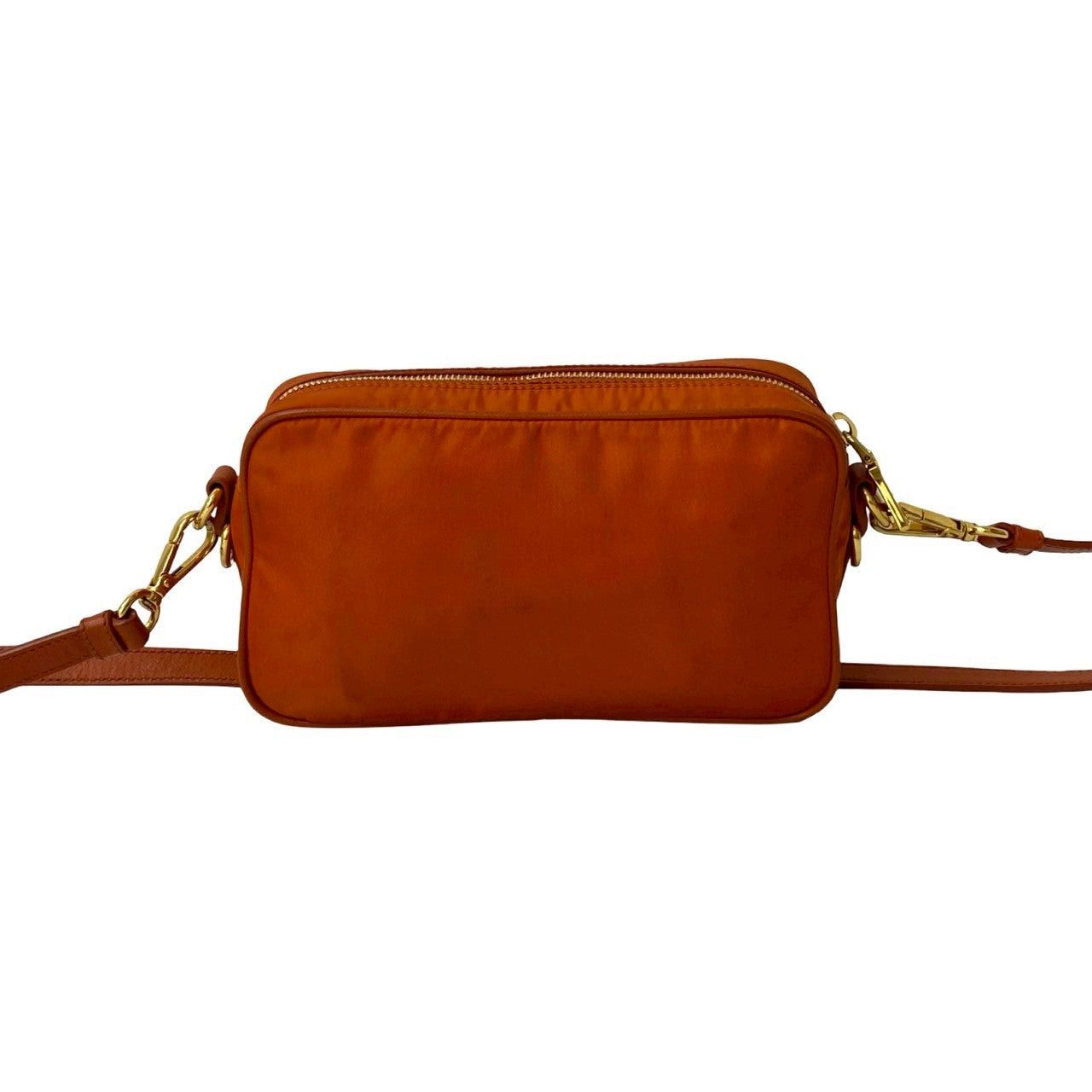 Prada Prada Shoulder Bag Orange Synthetic Size ONE SIZE - 3 Thumbnail