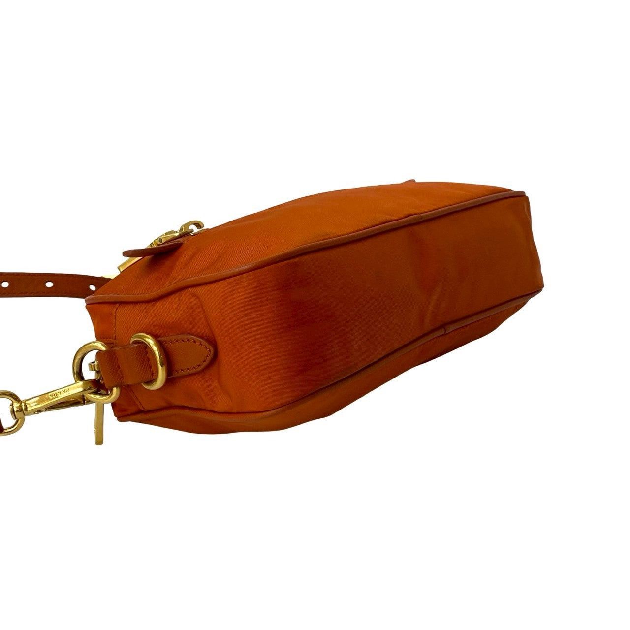 Prada Prada Shoulder Bag Orange Synthetic Size ONE SIZE - 7 Thumbnail