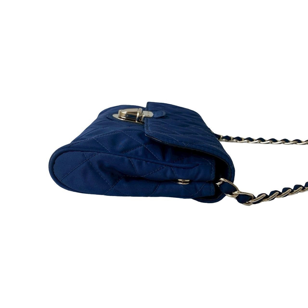 Prada Prada Shoulder Bag Blue Synthetic Size ONE SIZE - 6 Thumbnail