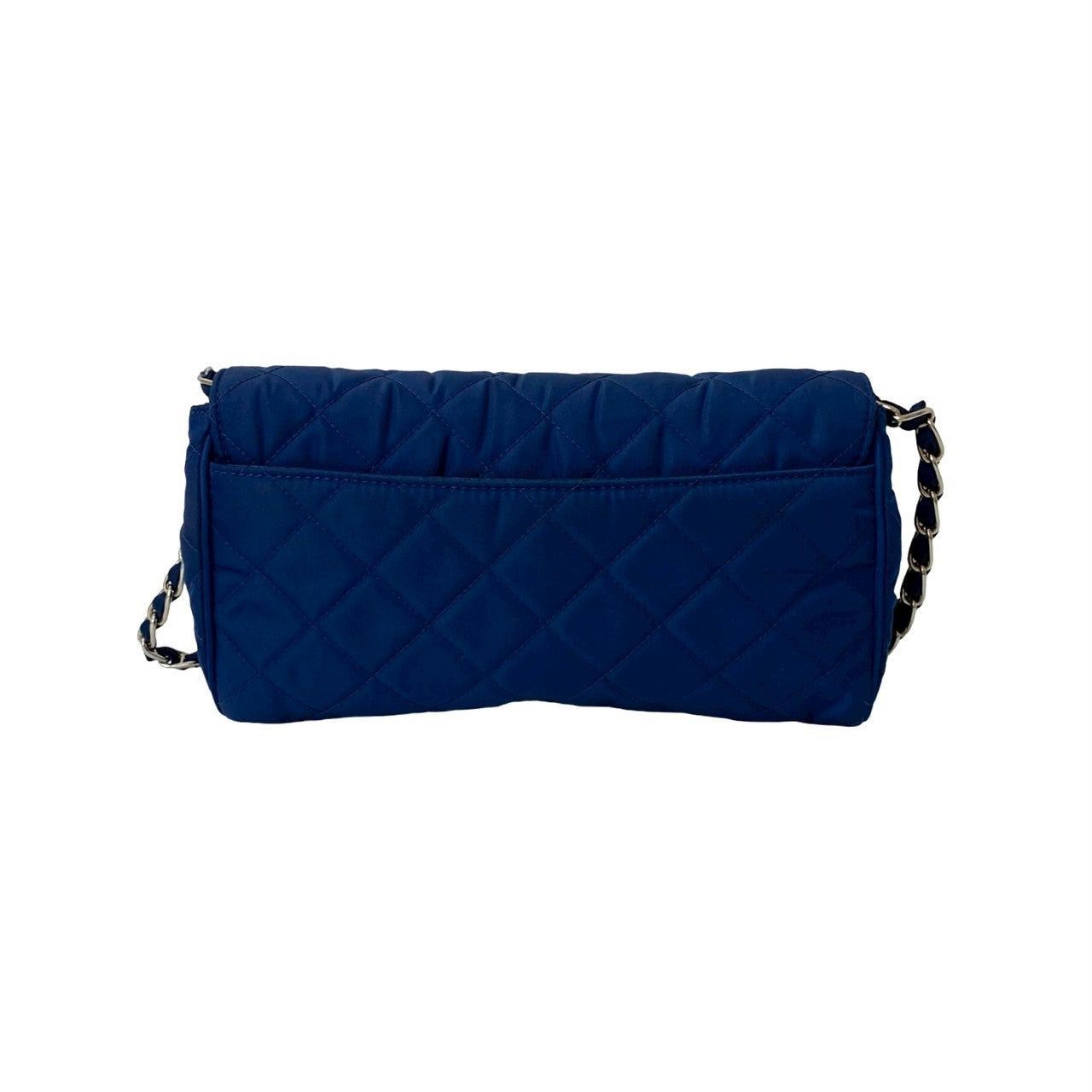 Prada Prada Shoulder Bag Blue Synthetic Size ONE SIZE - 3 Thumbnail