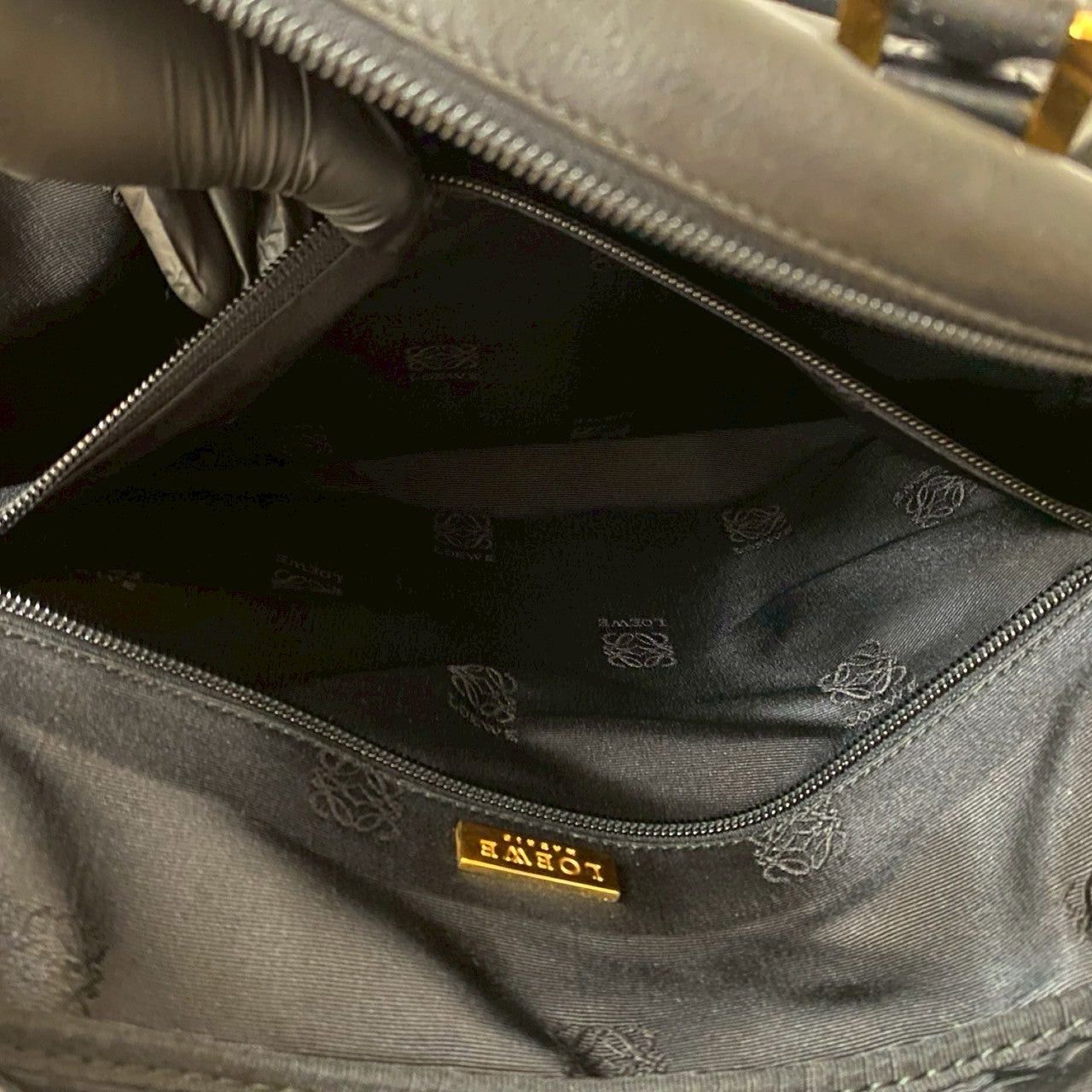 Loewe Loewe Handbag Black Leather Size ONE SIZE - 10 Thumbnail