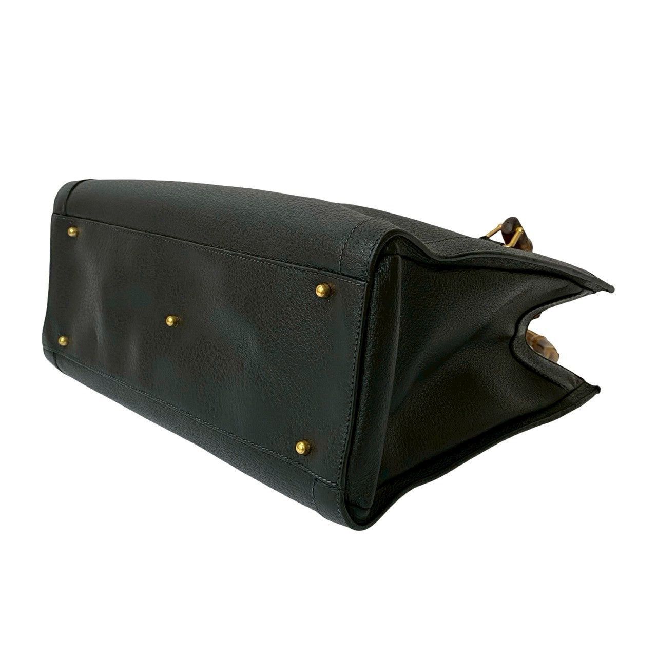 Gucci Gucci Handbag Black Leather Size ONE SIZE - 8 Thumbnail