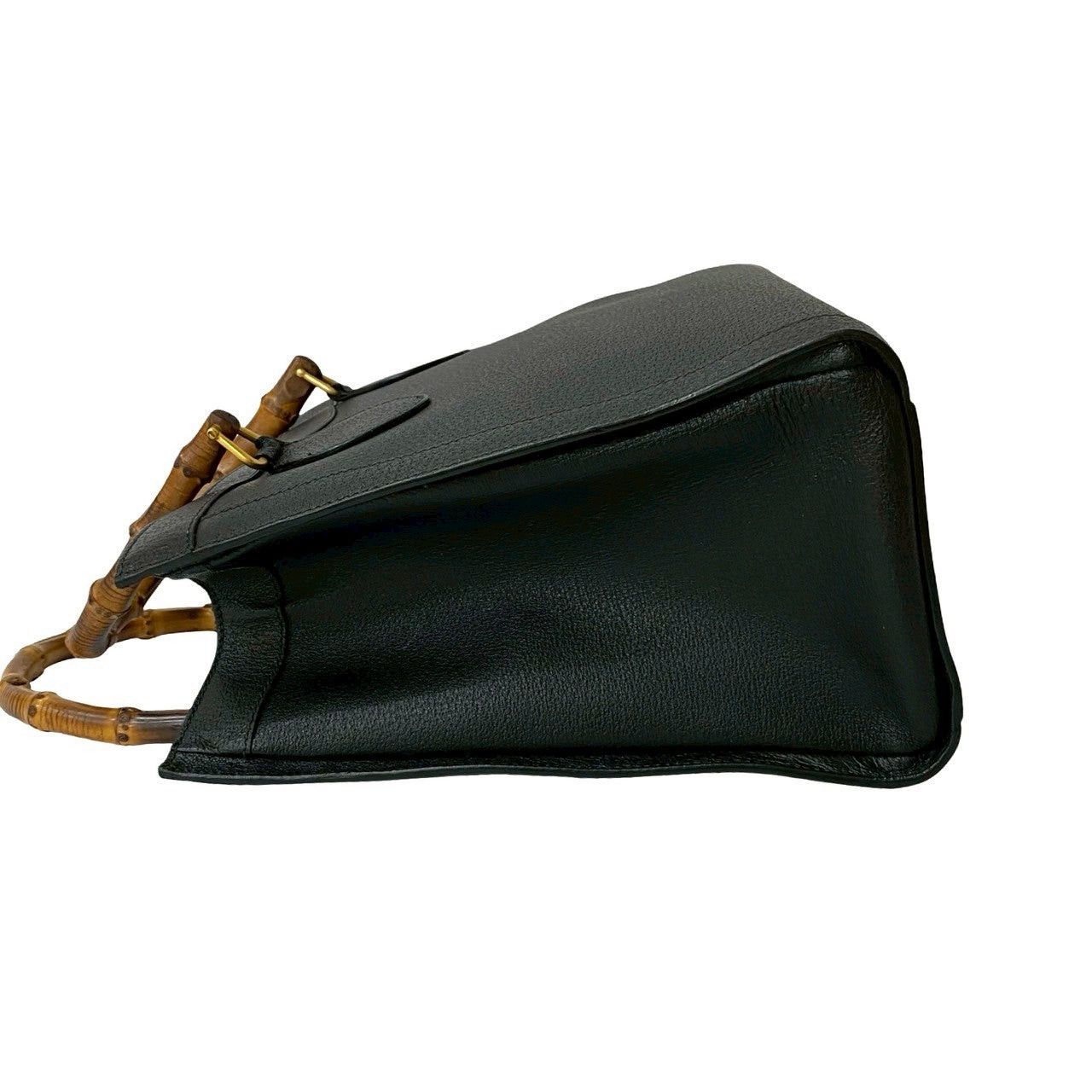 Gucci Gucci Handbag Black Leather Size ONE SIZE - 5 Thumbnail