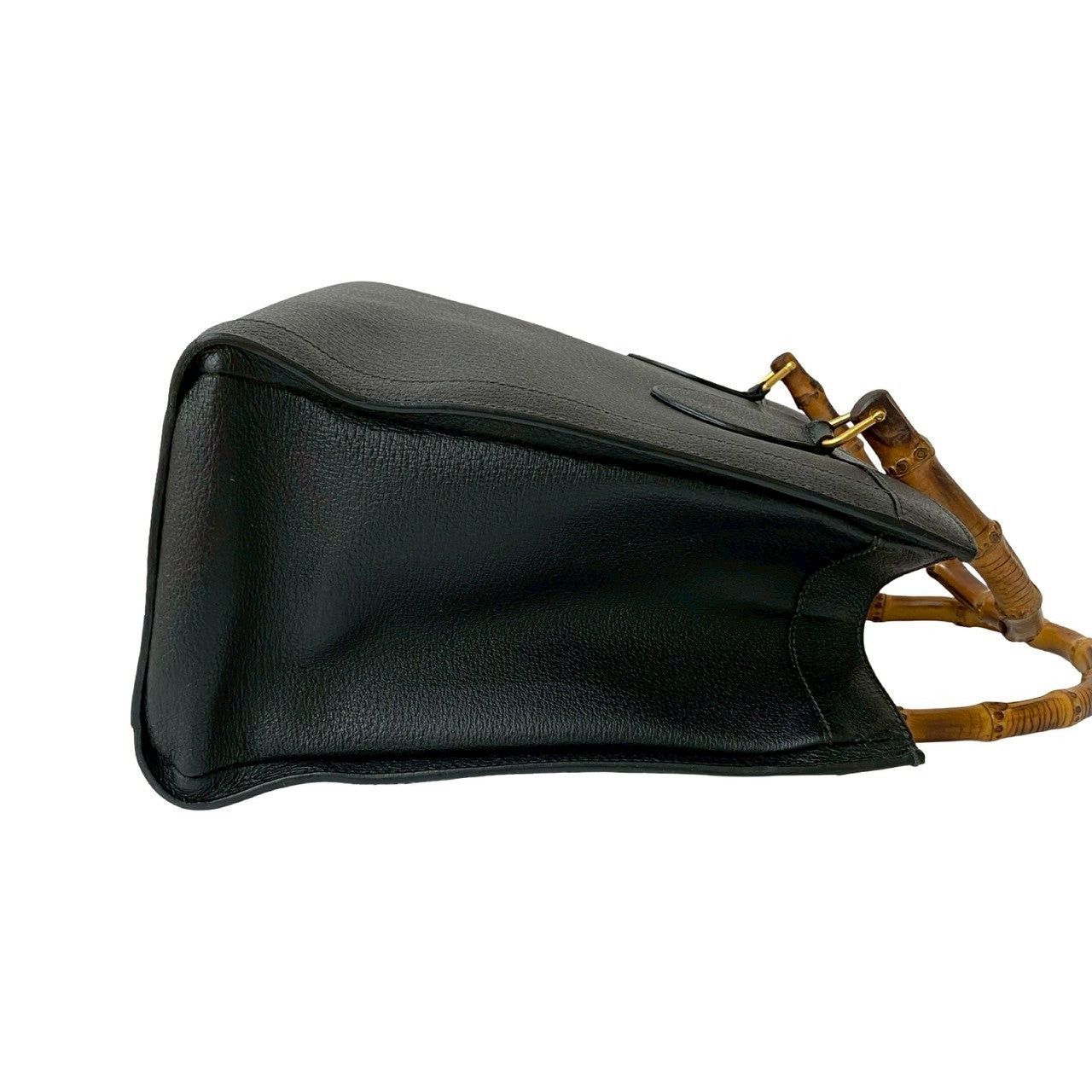Gucci Gucci Handbag Black Leather Size ONE SIZE - 6 Thumbnail