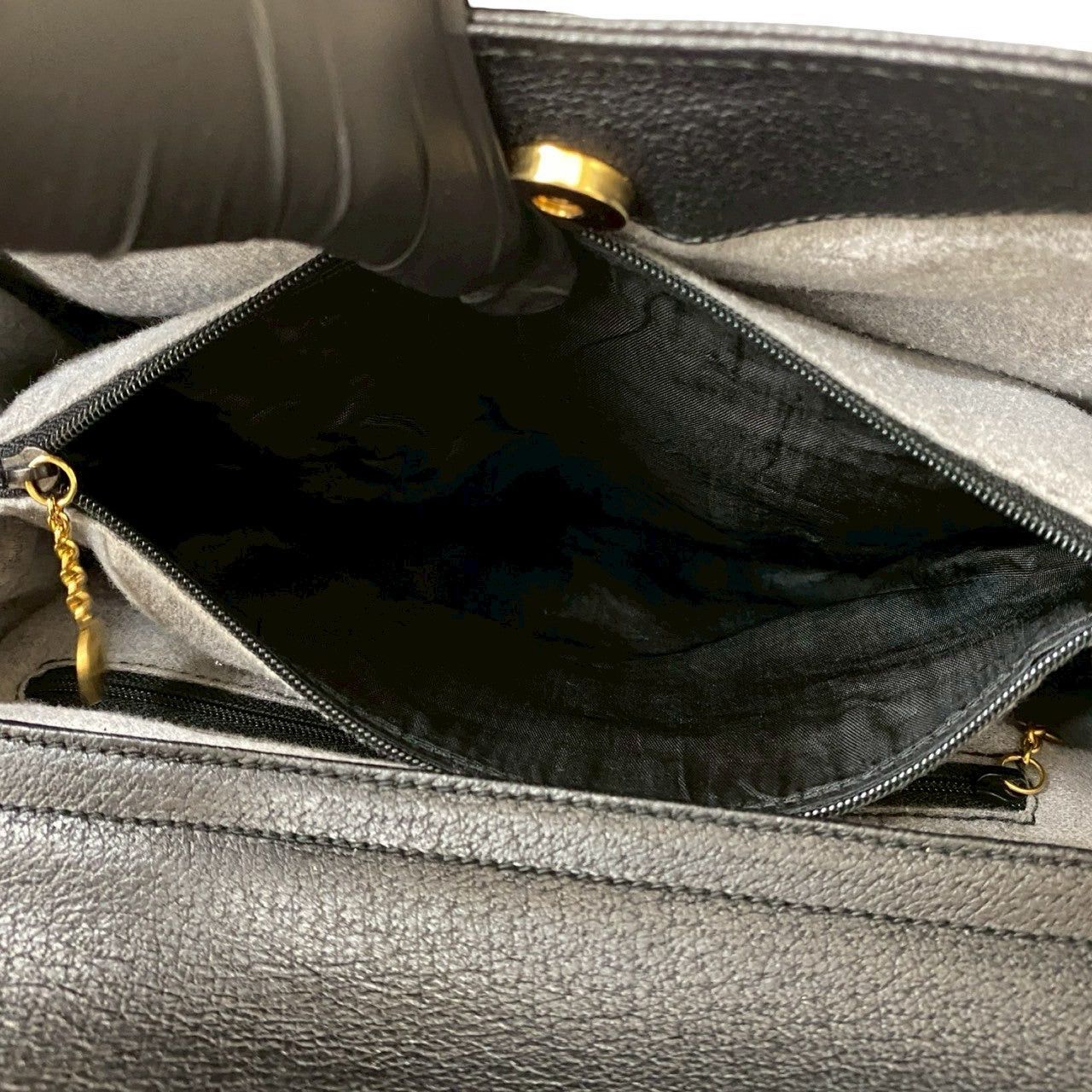 Gucci Gucci Handbag Black Leather Size ONE SIZE - 10 Thumbnail