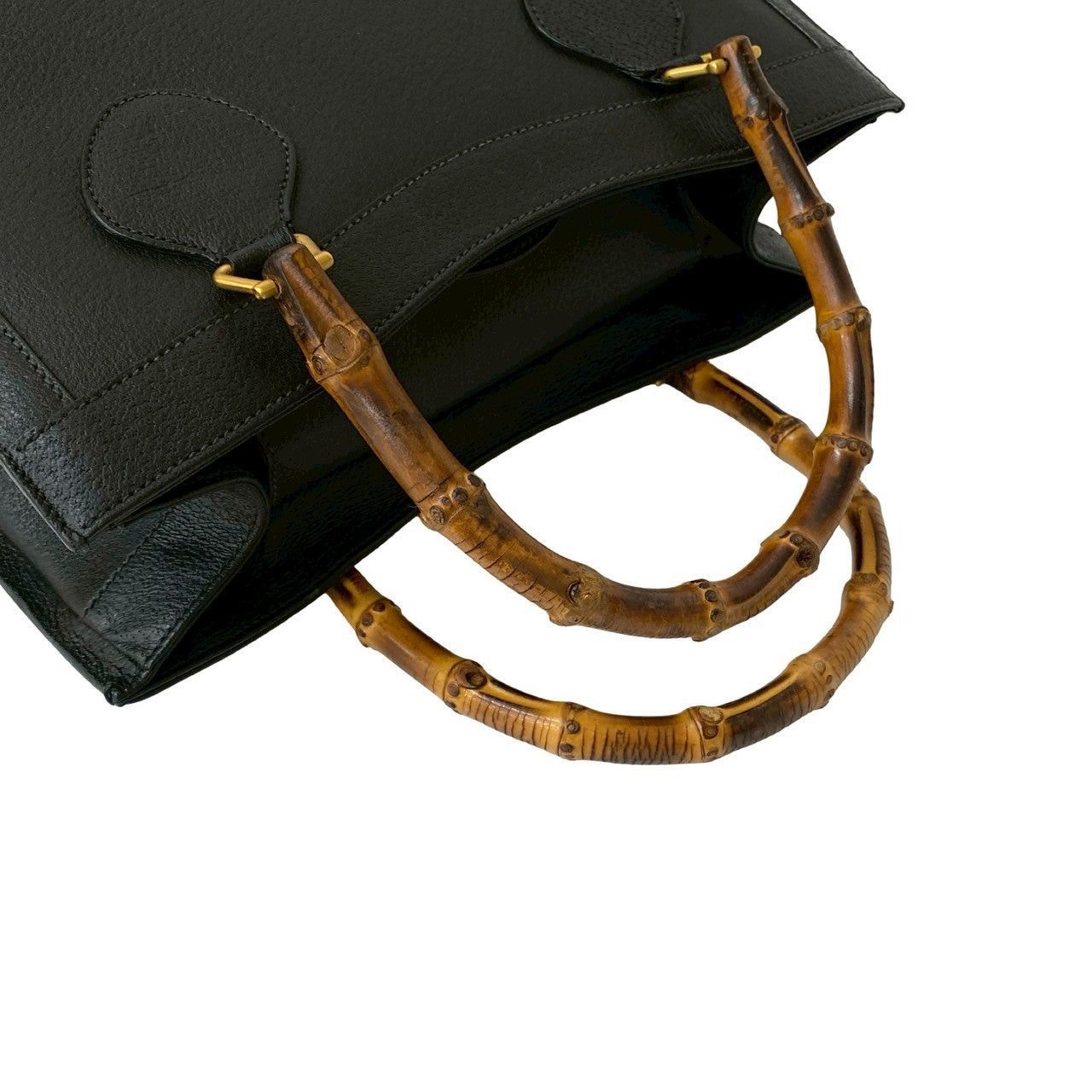 Gucci Gucci Handbag Black Leather Size ONE SIZE - 4 Thumbnail