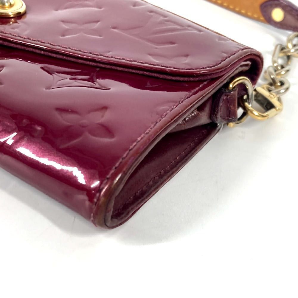 Louis Vuitton Louis Vuitton M93571 Monogram Vernis Sunset Bluebird Briefcase 3-Way Bag Clutch Long Wallet Chain Shoulder Women Violette Purple Size ONE SIZE - 6 Thumbnail