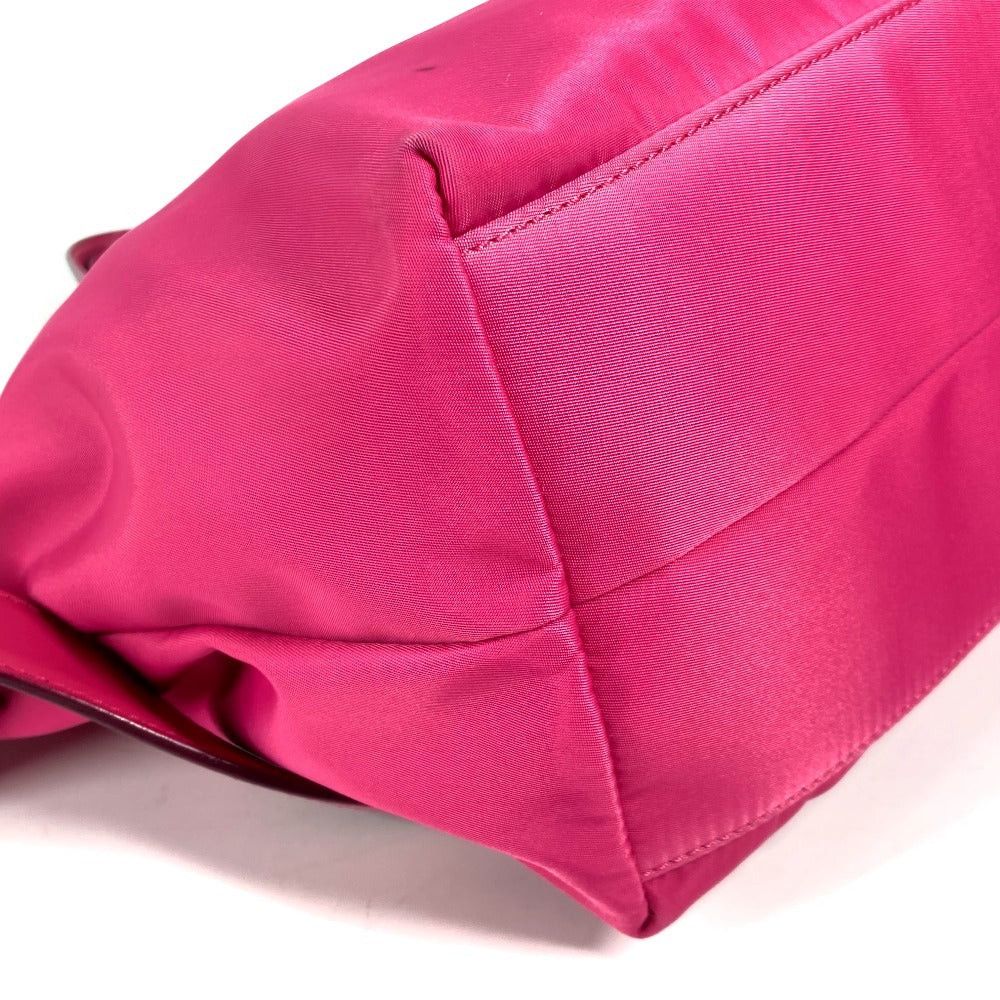 Salvatore Ferragamo Salvatore Ferragamo Gancini Logo Double Briefcase Tote Bag Shoulder Diagonal Hanging (E.G. Of A Rocket) Handbag Nylon Women Pink Size ONE SIZE - 7 Thumbnail
