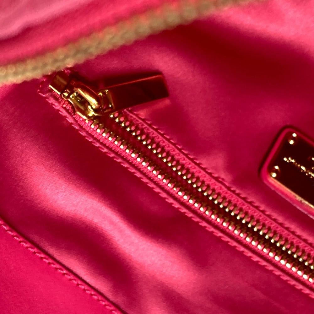 Salvatore Ferragamo Salvatore Ferragamo Gancini Logo Double Briefcase Tote Bag Shoulder Diagonal Hanging (E.G. Of A Rocket) Handbag Nylon Women Pink Size ONE SIZE - 15 Thumbnail