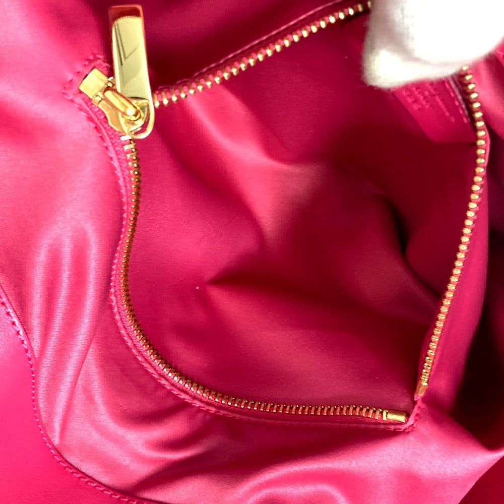 Salvatore Ferragamo Salvatore Ferragamo Gancini Logo Double Briefcase Tote Bag Shoulder Diagonal Hanging (E.G. Of A Rocket) Handbag Nylon Women Pink Size ONE SIZE - 16 Thumbnail