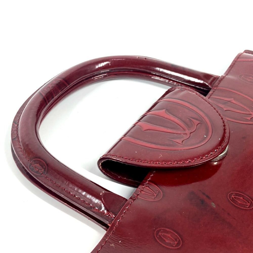 Cartier Cartier Happy Birthday Logo Briefcase Tote Bag Handbag Leather Women Red Size ONE SIZE - 8 Thumbnail