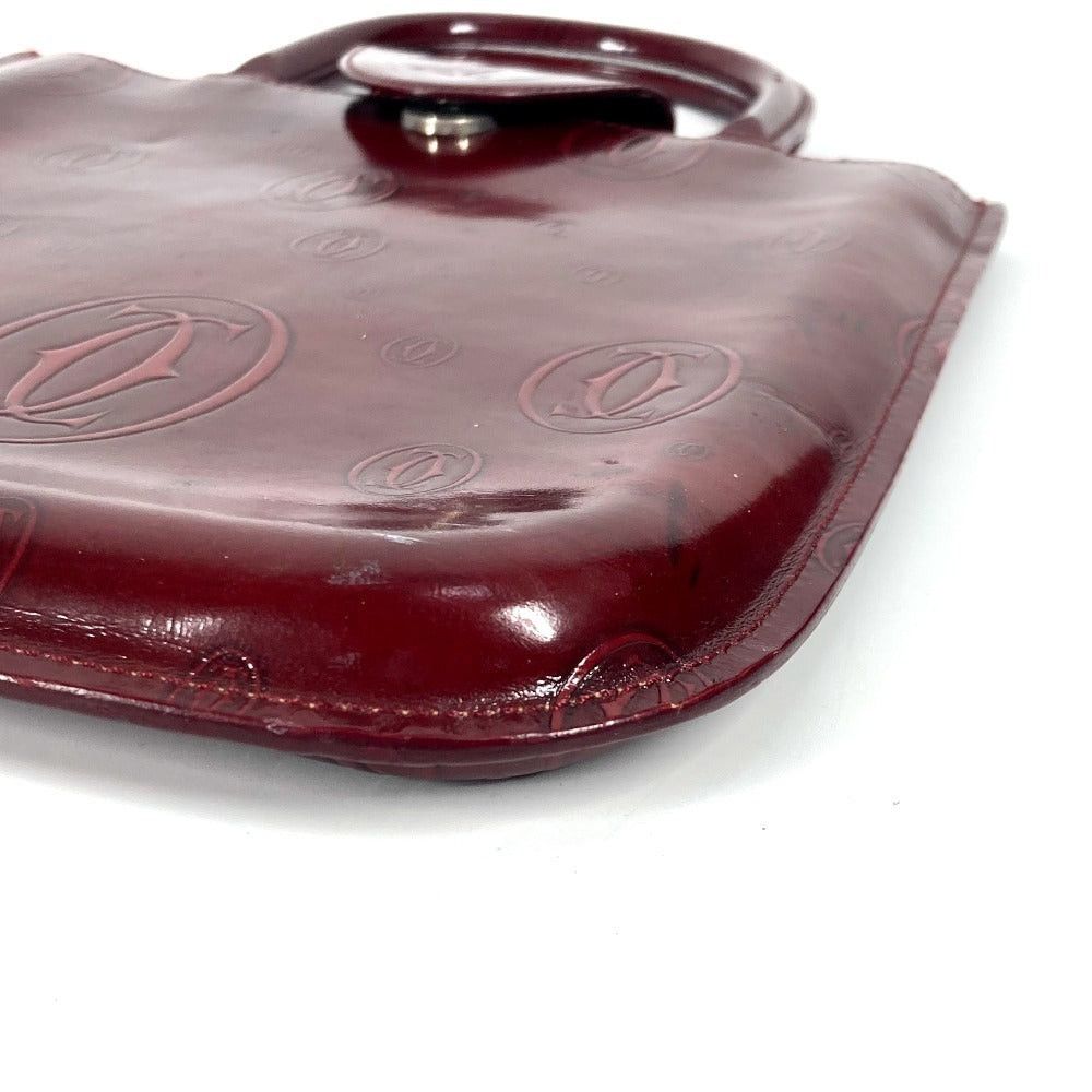 Cartier Cartier Happy Birthday Logo Briefcase Tote Bag Handbag Leather Women Red Size ONE SIZE - 6 Thumbnail
