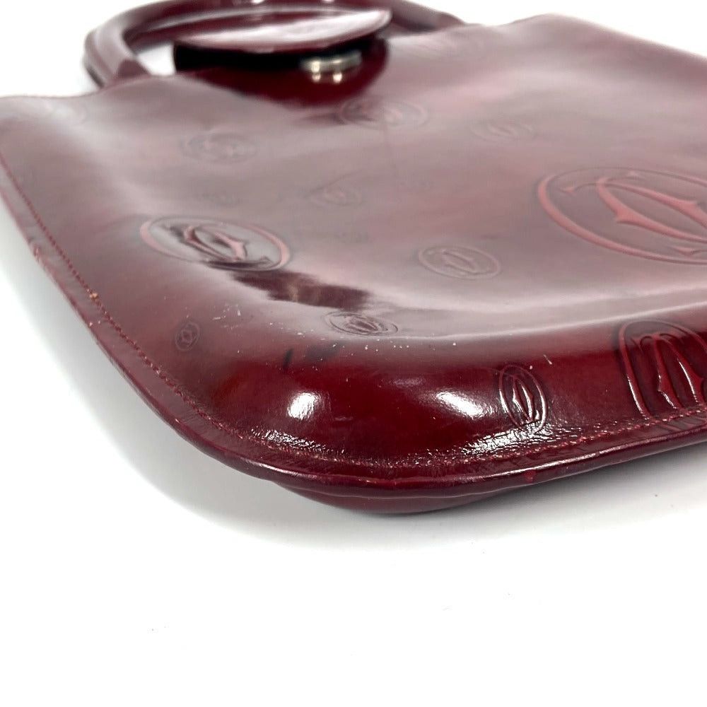 Cartier Cartier Happy Birthday Logo Briefcase Tote Bag Handbag Leather Women Red Size ONE SIZE - 7 Thumbnail