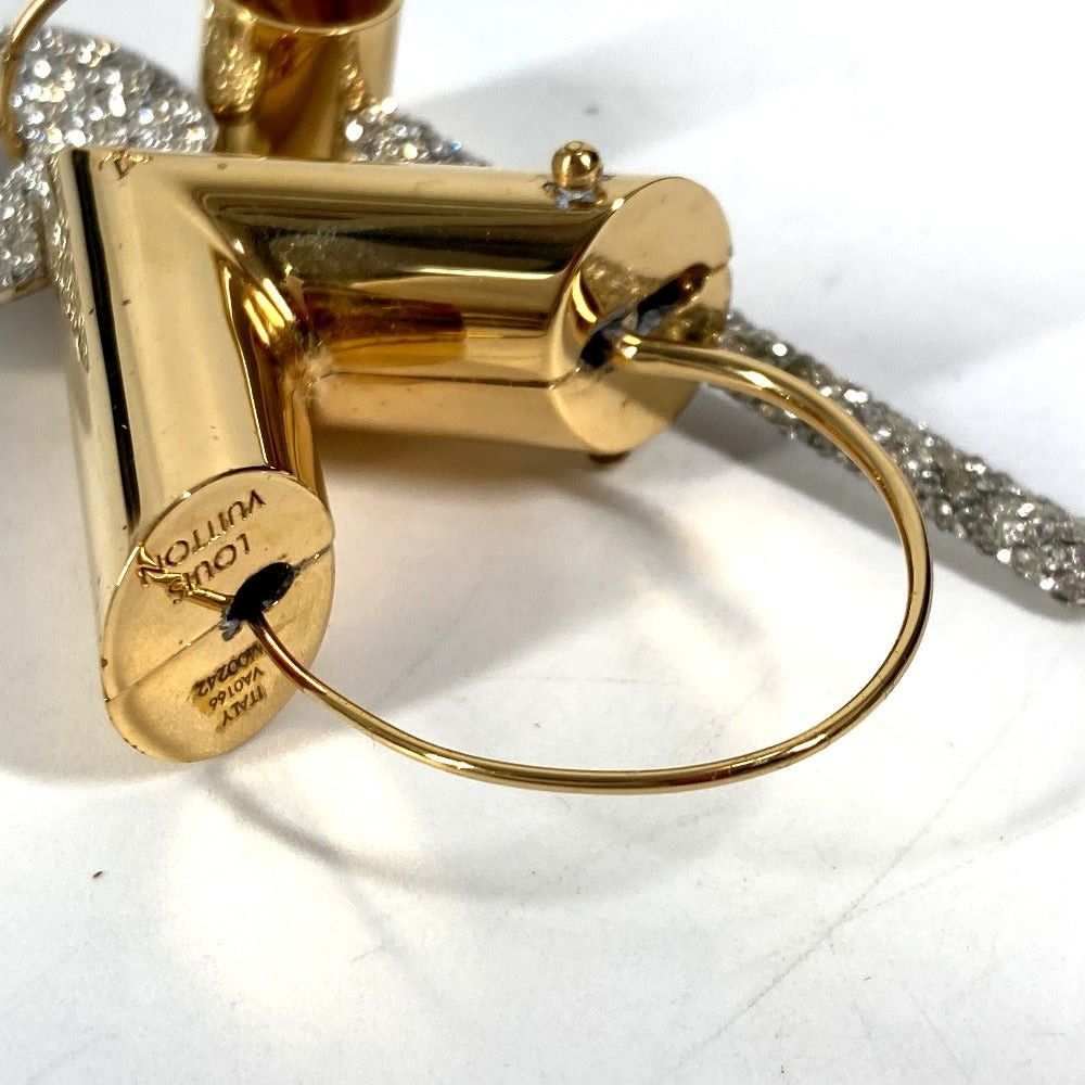 Louis Vuitton Louis Vuitton M00242 Single Earring Essential V Strass Accessories Rhinestone Earrings Metal Unisex Gold Size ONE SIZE - 9 Thumbnail
