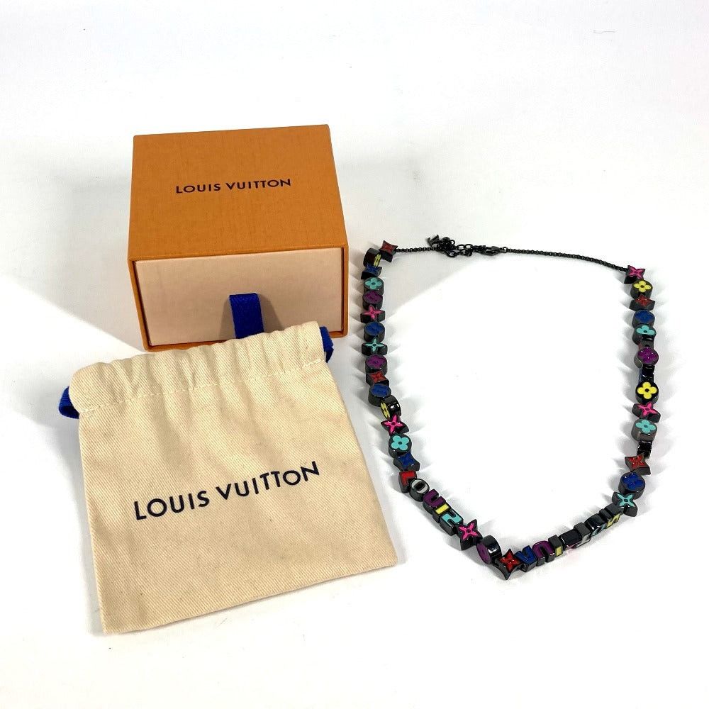 Louis Vuitton Louis Vuitton M00918 Long Collier Monogram Party Accessories Chain Necklace Metal Unisex Multicolor Size ONE SIZE - 8 Thumbnail