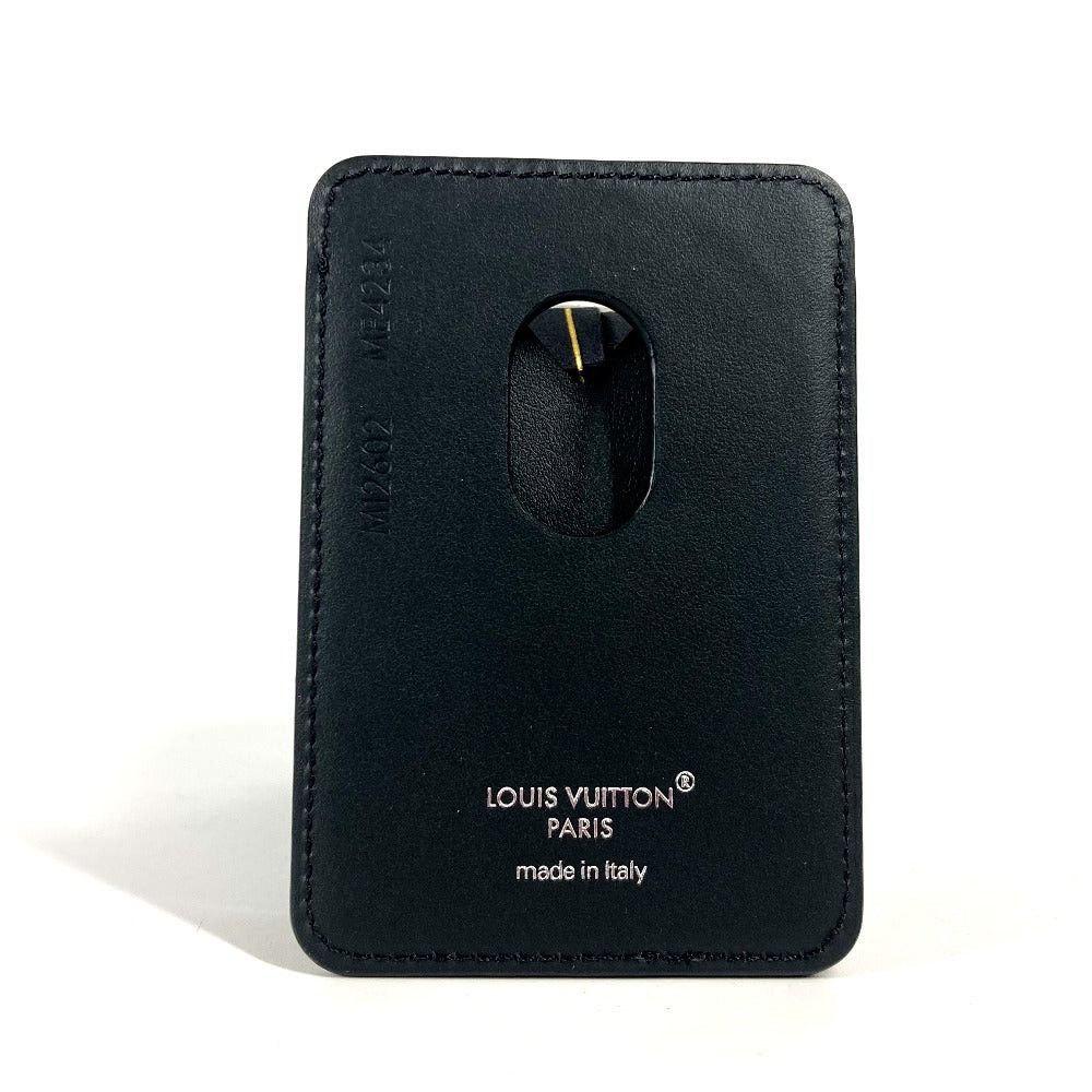 Louis Vuitton Louis Vuitton M12602 Monogram Eclipse Port Cult Magnet Holder For A Season Ticket Card Case Canvas Unisex Black Size ONE SIZE - 2 Thumbnail