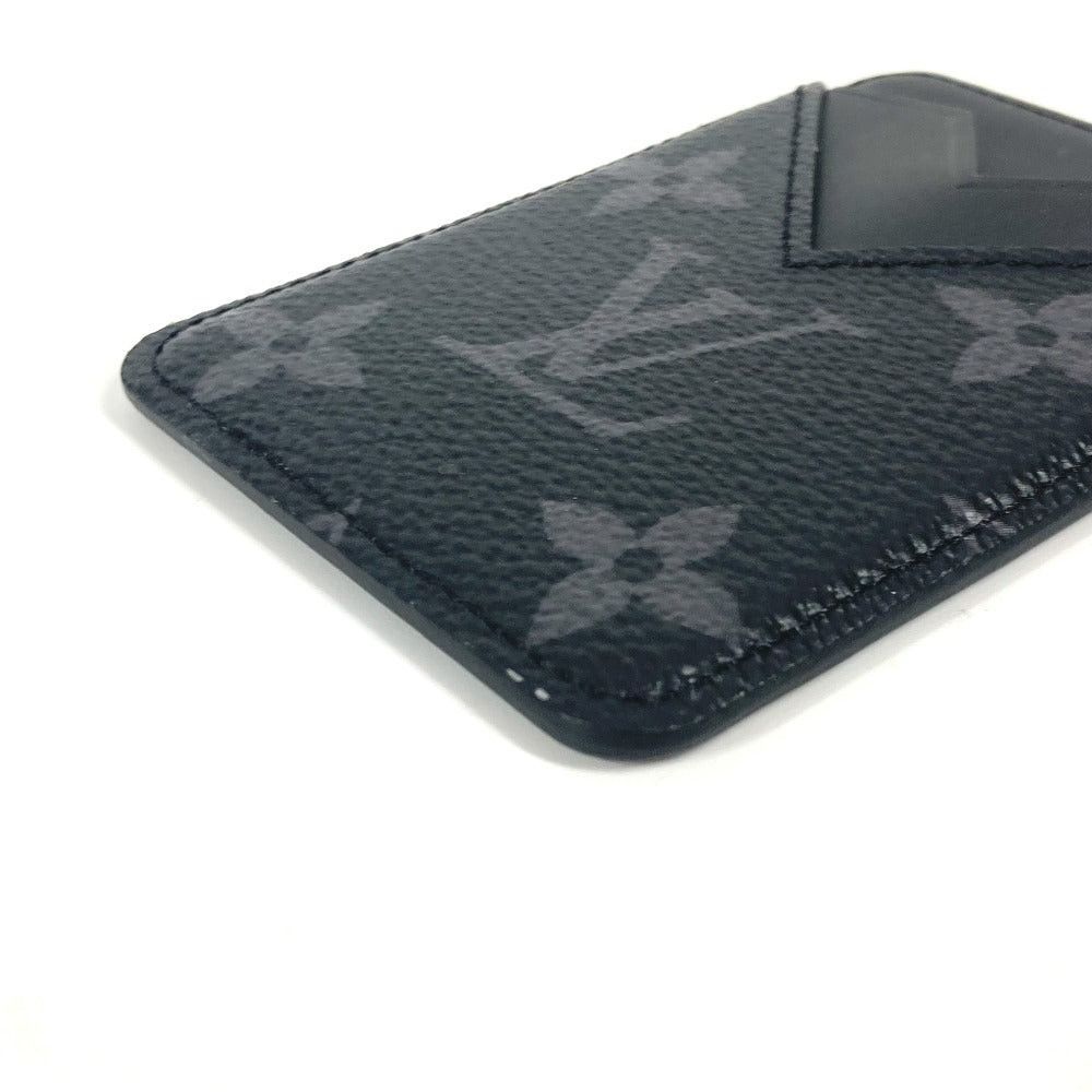 Louis Vuitton Louis Vuitton M12602 Monogram Eclipse Port Cult Magnet Holder For A Season Ticket Card Case Canvas Unisex Black Size ONE SIZE - 6 Thumbnail