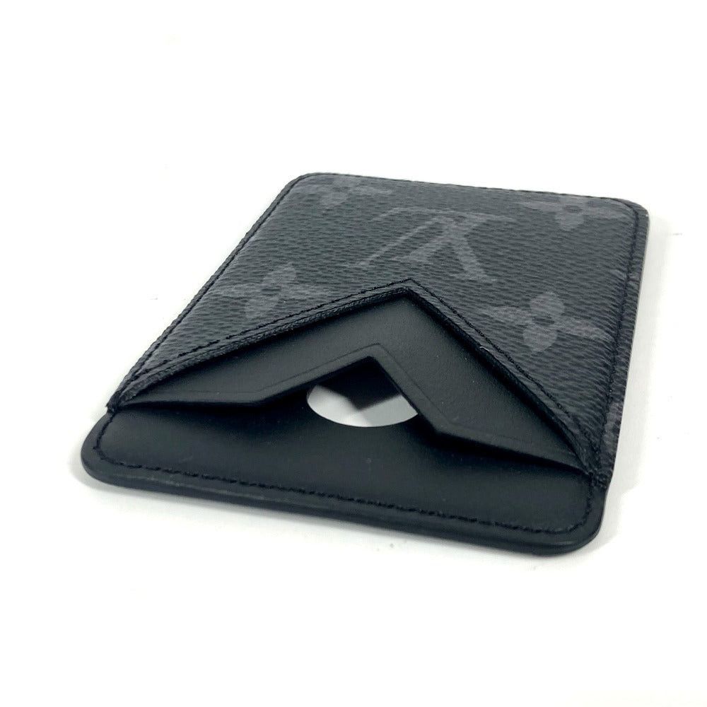 Louis Vuitton Louis Vuitton M12602 Monogram Eclipse Port Cult Magnet Holder For A Season Ticket Card Case Canvas Unisex Black Size ONE SIZE - 5 Thumbnail
