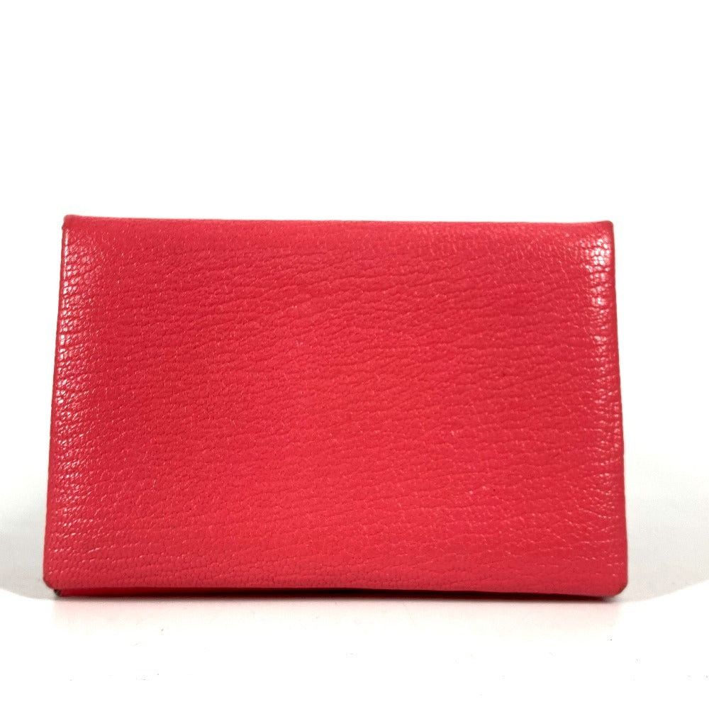 Hermes Hermes Calvi. Holder For A Season Ticket Card Case Chevre Unisex Pink Size ONE SIZE - 2 Thumbnail