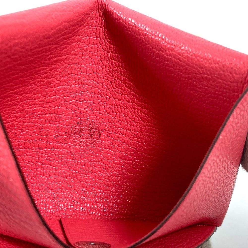 Hermes Hermes Calvi. Holder For A Season Ticket Card Case Chevre Unisex Pink Size ONE SIZE - 6 Thumbnail