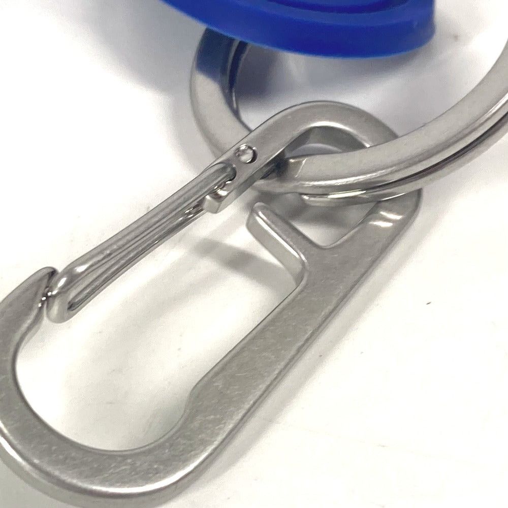 Burberry Burberry Logo With Carabiner Bag Charm Accessories Keychain Rubber Unisex Blue Size ONE SIZE - 7 Thumbnail