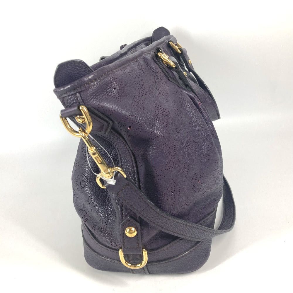 Louis Vuitton Louis Vuitton M93983 Monogram Stella Pm 2 Way Bag Handbag Shoulder Shawl Mahina Leather Women Purple Size ONE SIZE - 4 Thumbnail