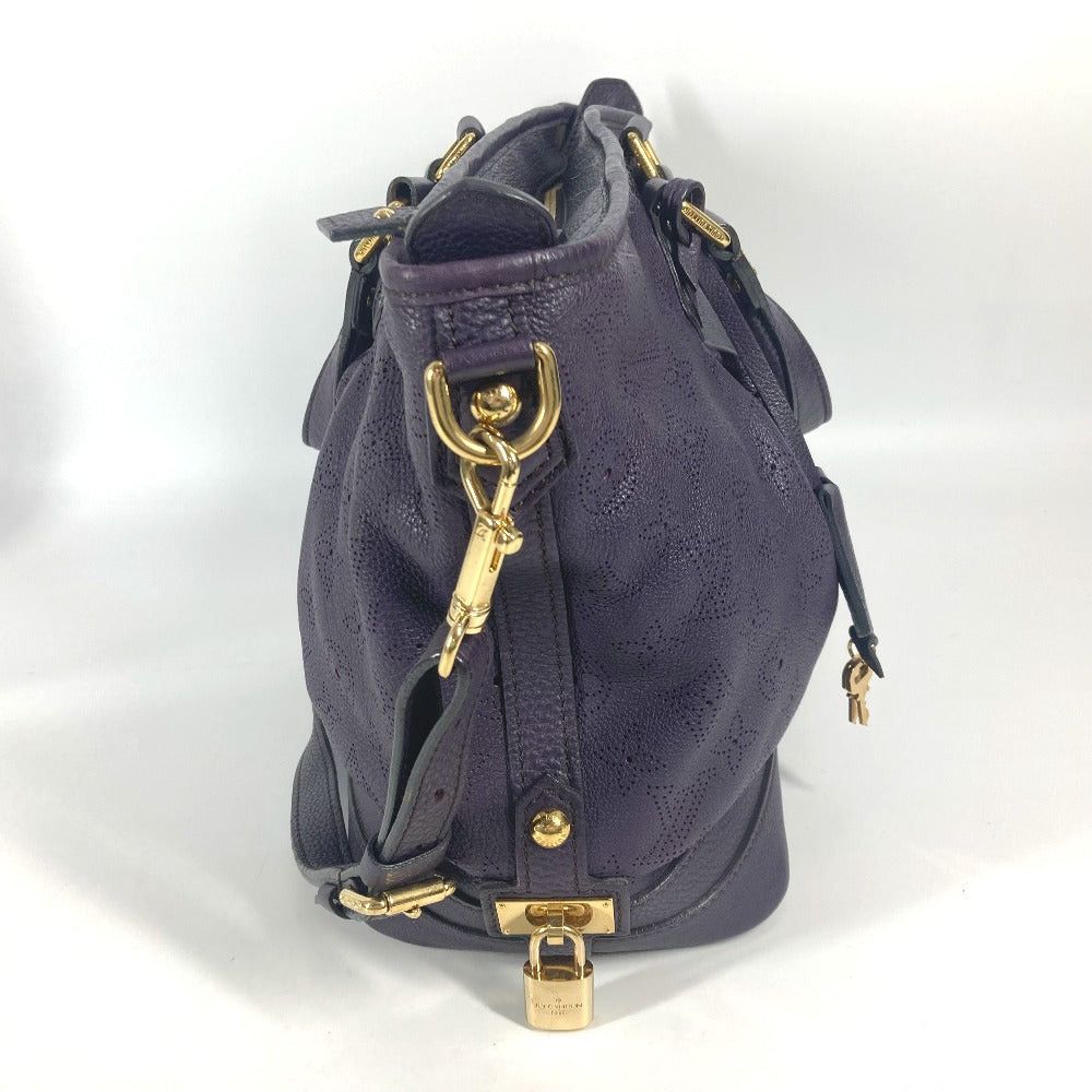 Louis Vuitton Louis Vuitton M93983 Monogram Stella Pm 2 Way Bag Handbag Shoulder Shawl Mahina Leather Women Purple Size ONE SIZE - 3 Thumbnail