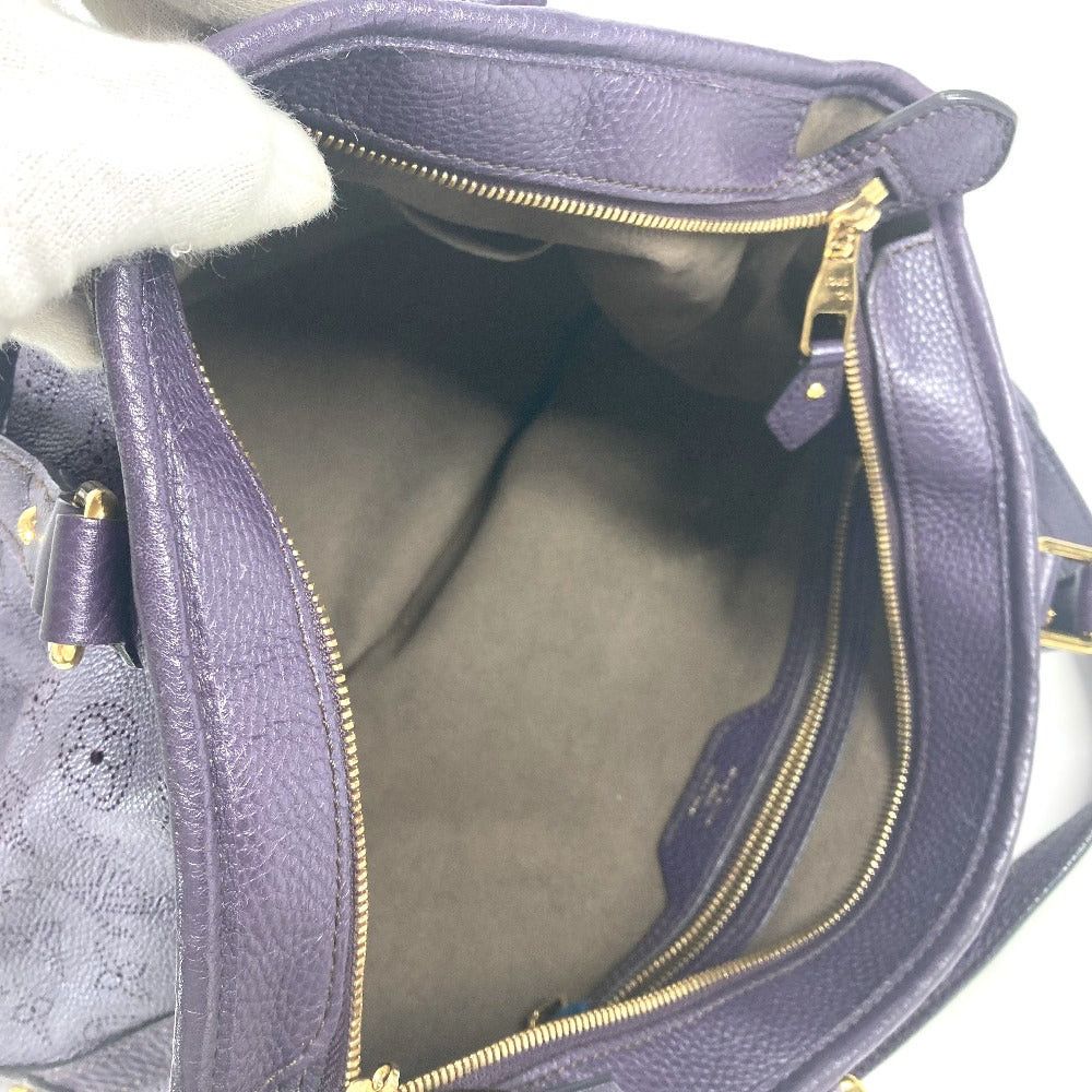 Louis Vuitton Louis Vuitton M93983 Monogram Stella Pm 2 Way Bag Handbag Shoulder Shawl Mahina Leather Women Purple Size ONE SIZE - 13 Thumbnail