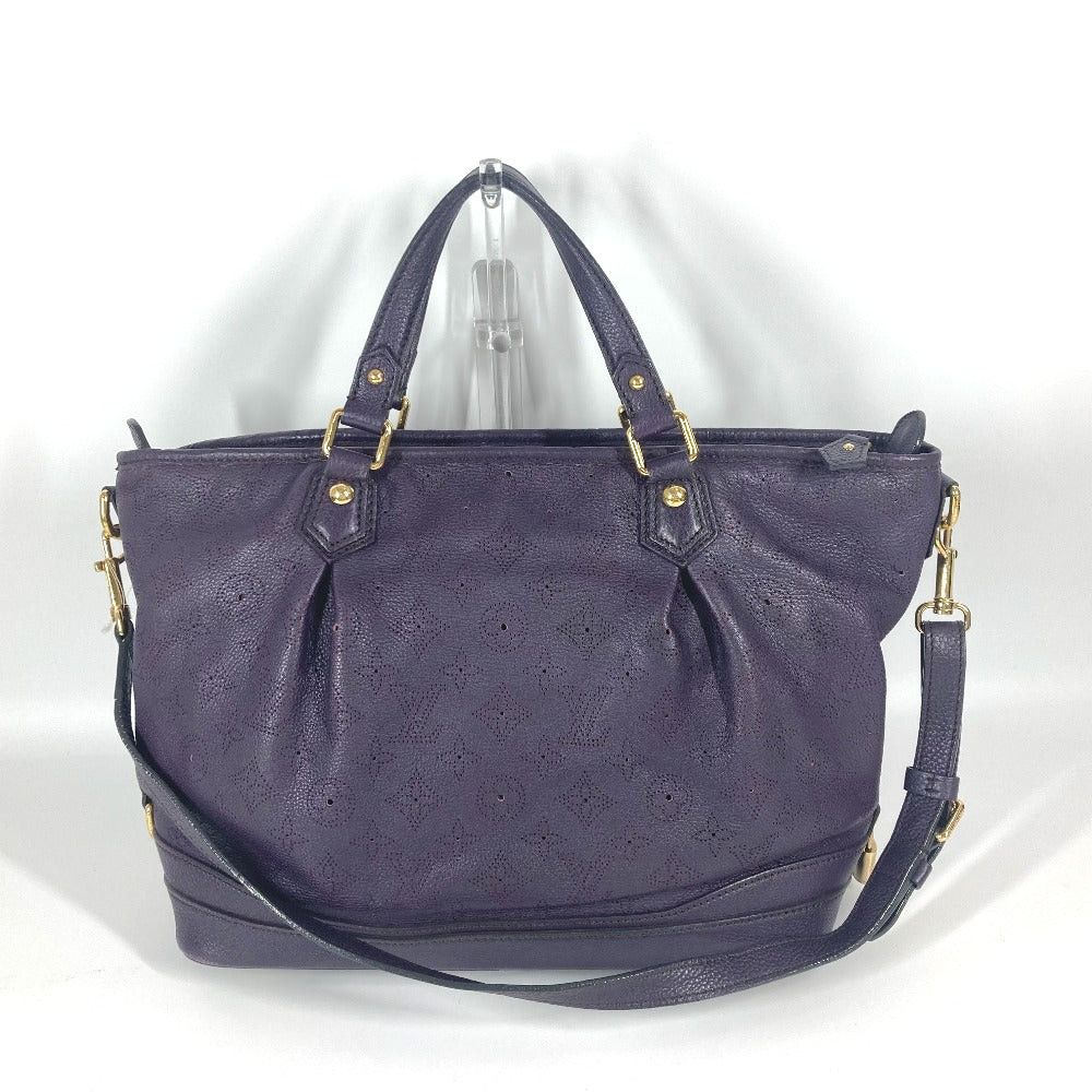 Louis Vuitton Louis Vuitton M93983 Monogram Stella Pm 2 Way Bag Handbag Shoulder Shawl Mahina Leather Women Purple Size ONE SIZE - 2 Thumbnail