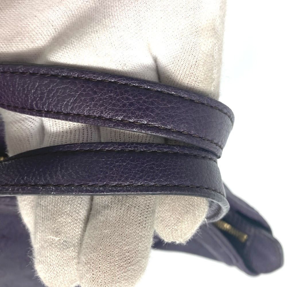 Louis Vuitton Louis Vuitton M93983 Monogram Stella Pm 2 Way Bag Handbag Shoulder Shawl Mahina Leather Women Purple Size ONE SIZE - 7 Thumbnail
