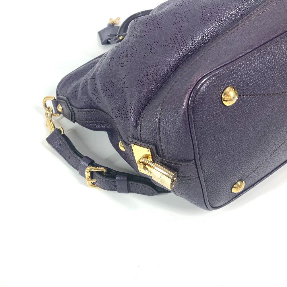 Louis Vuitton Louis Vuitton M93983 Monogram Stella Pm 2 Way Bag Handbag Shoulder Shawl Mahina Leather Women Purple Size ONE SIZE - 11 Thumbnail
