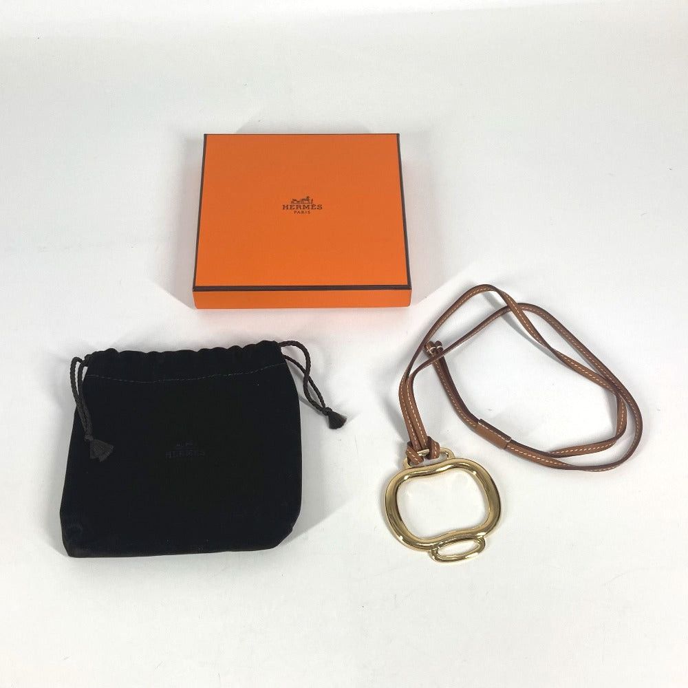 Hermes Hermes Book Lung (Arachnid Respiratory Organ) Accessories Pendant Necklace Metal Unisex Gold Size ONE SIZE - 8 Thumbnail
