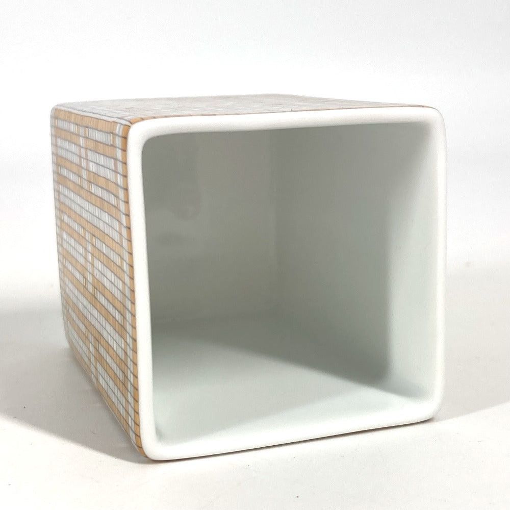 Hermes Hermes P026061P Sugarbox Sugar Pot Box 〈Mosaic Twenty-Four. Gold Pm Tableware Interior Plate Sundries China Women Size ONE SIZE - 7 Thumbnail