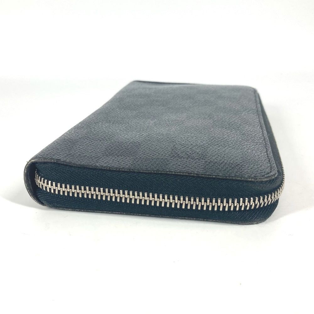 Louis Vuitton Louis Vuitton N63077 Damier Graphit Zippy Organizer Long Wallet Round Fastener Graphite Canvas Unisex Black Size ONE SIZE - 4 Thumbnail
