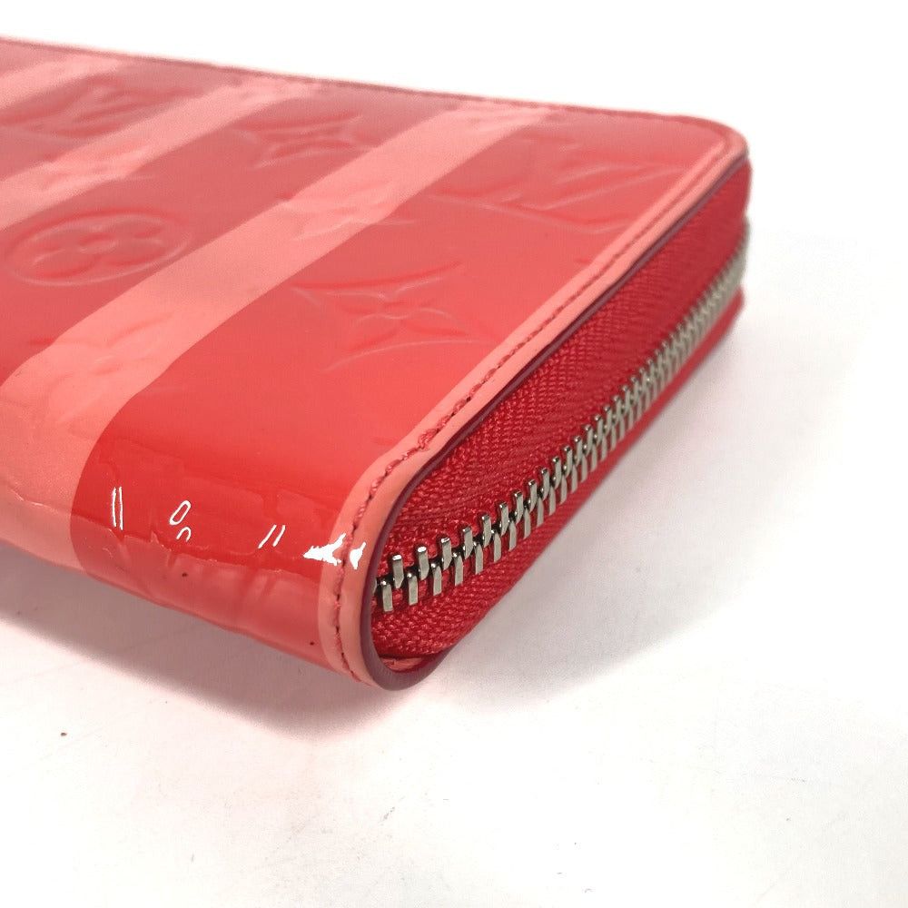 Louis Vuitton Louis Vuitton M58036 Monogram Vernis Railleur Zippy Wallet Long Round Fastener Unisex Poppy Petal Pink Size ONE SIZE - 5 Thumbnail
